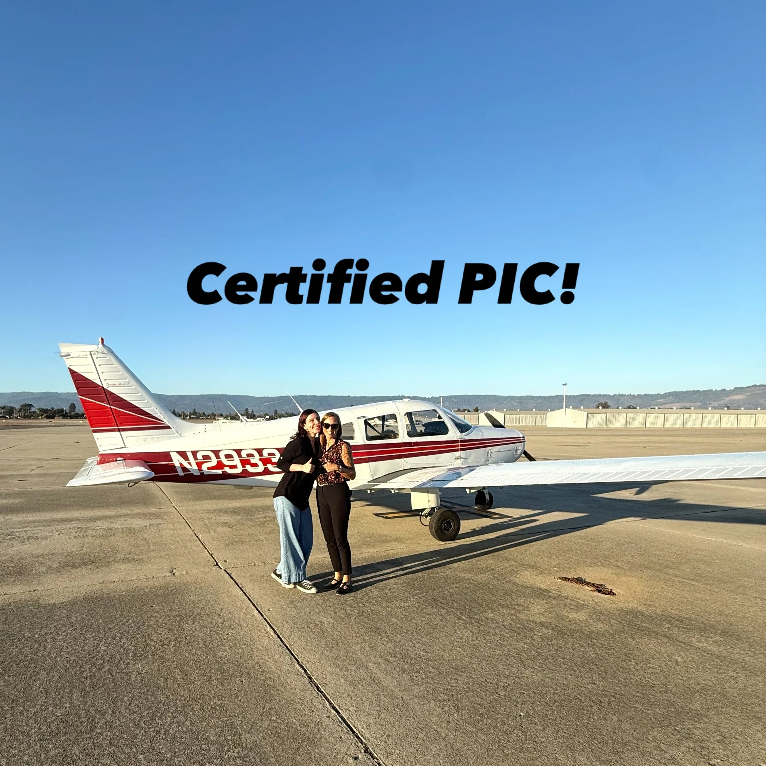 Huge congratulations to our @emilyygiovanna on slaying the PPL Checkride! Woohooo! 

#newpilotintown #pplcheckride #womenaviators #baycities99s