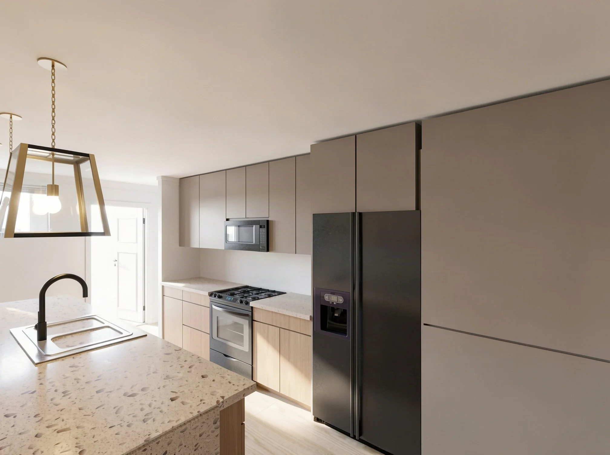 Salta Sand and Madero Taupe (AI Render)