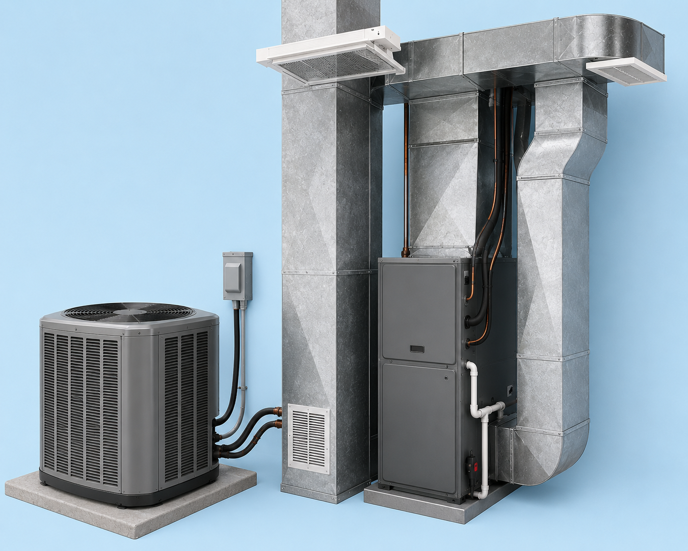 Full air conditioning unit check-up
