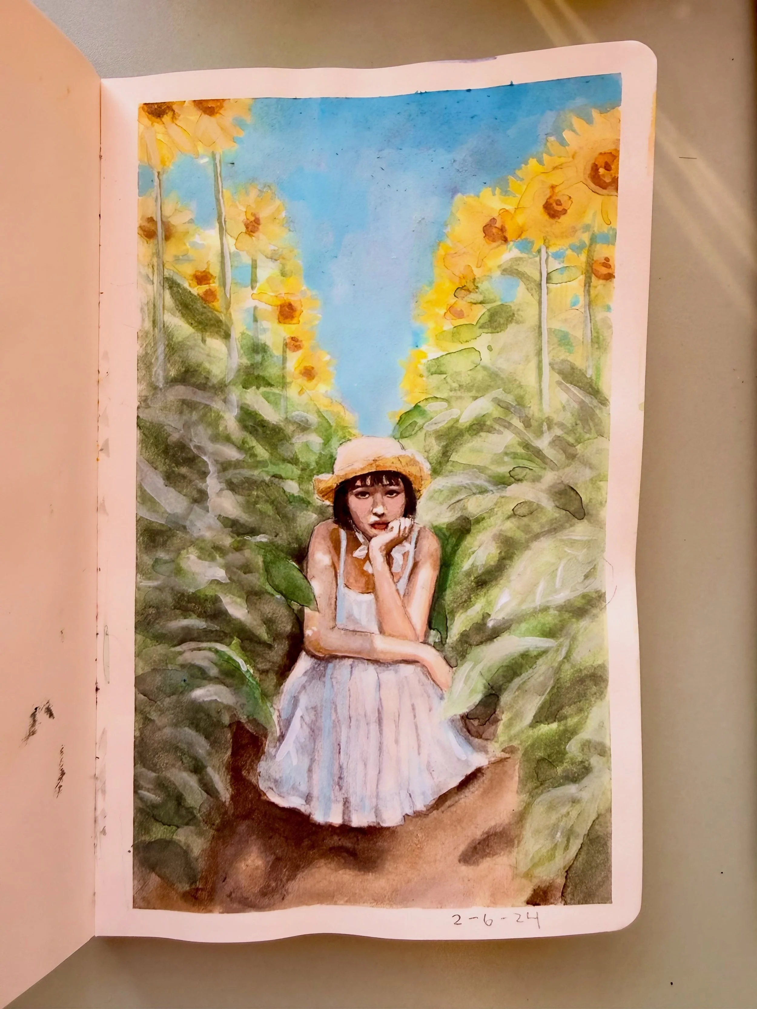 More pages from my sketchbook coming soon!

Follow me on Pinterest, Instagram, and Facebook for more art!

#sketchbook #sketch #artbook #paintings #artistsketchbook