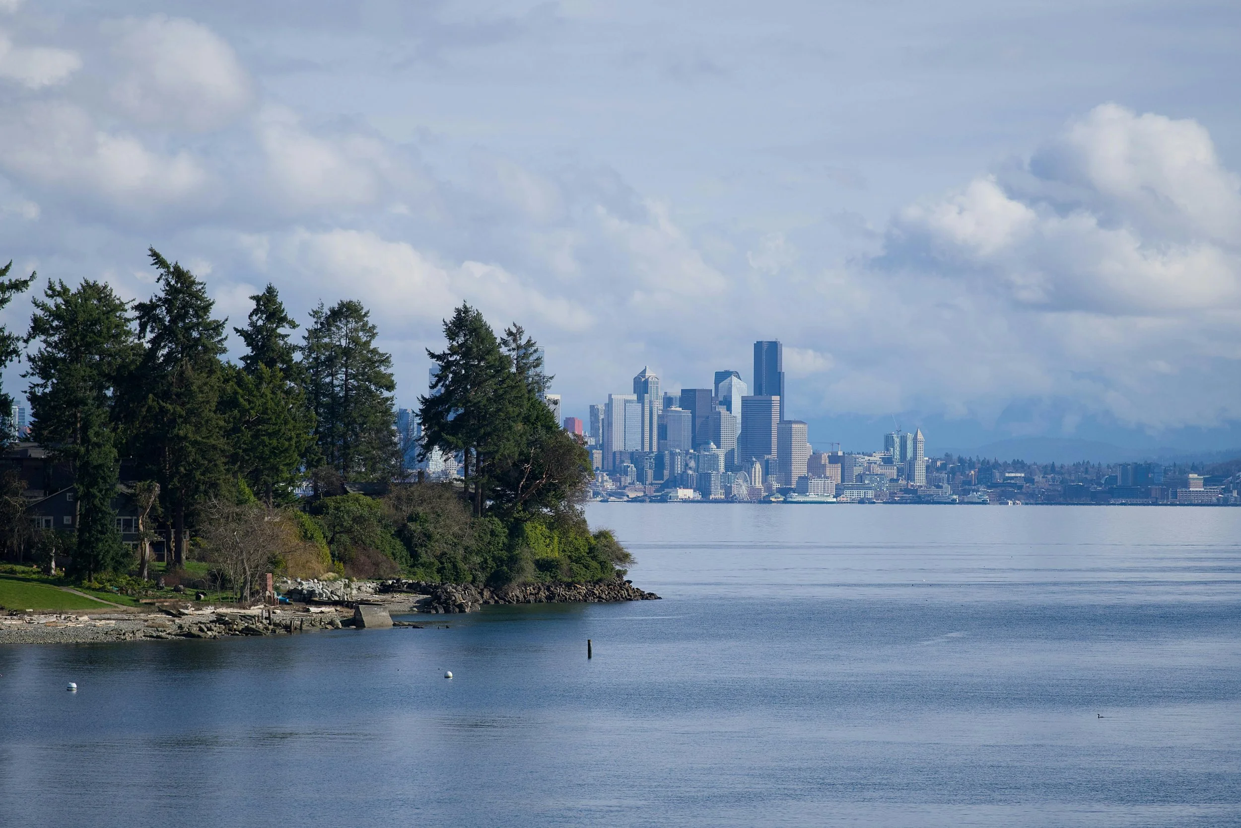 View of Seattle from Bainbridge Island