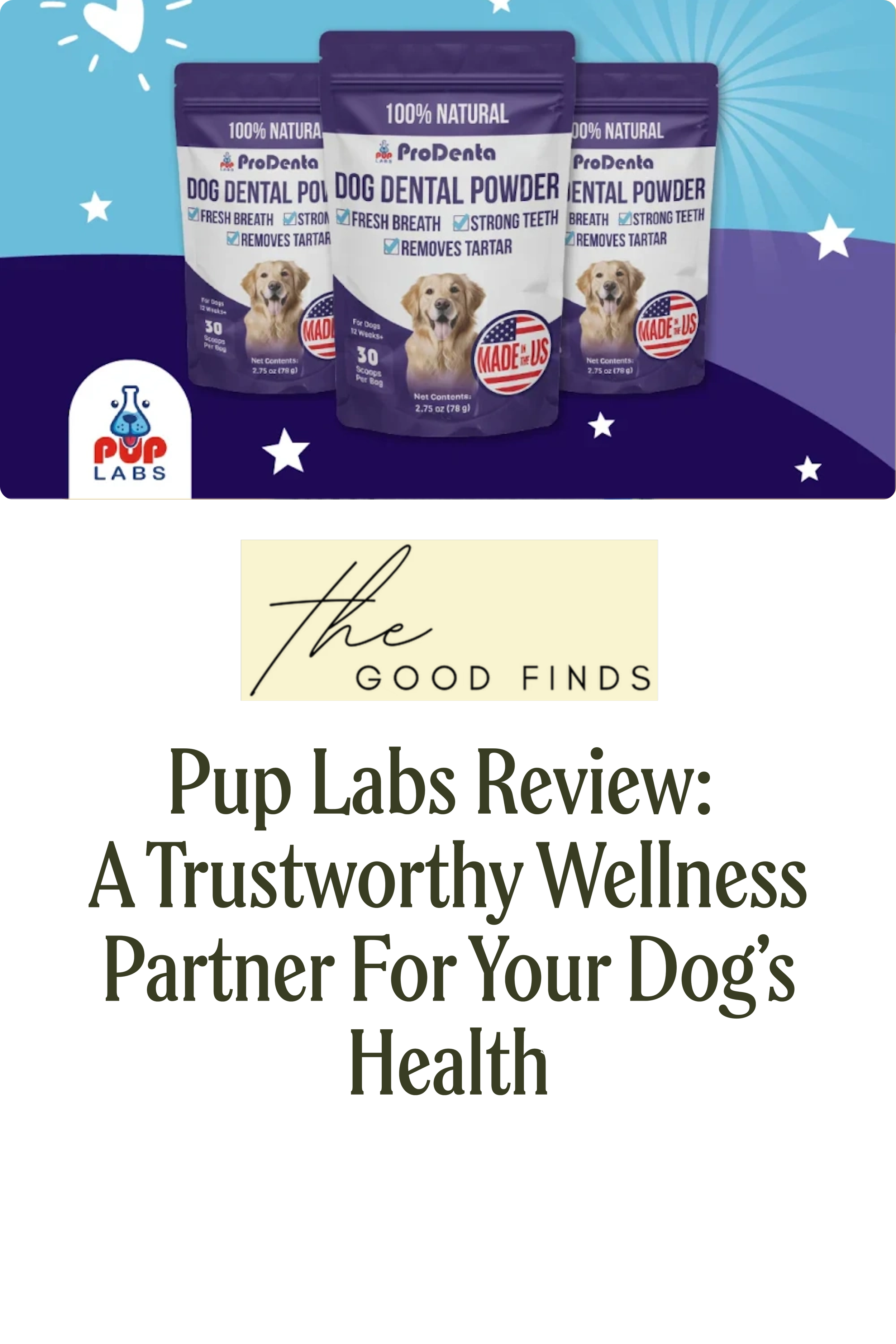 Pup Labs Review: A Trustworthy Wellness Partner for Your Dog’s Health