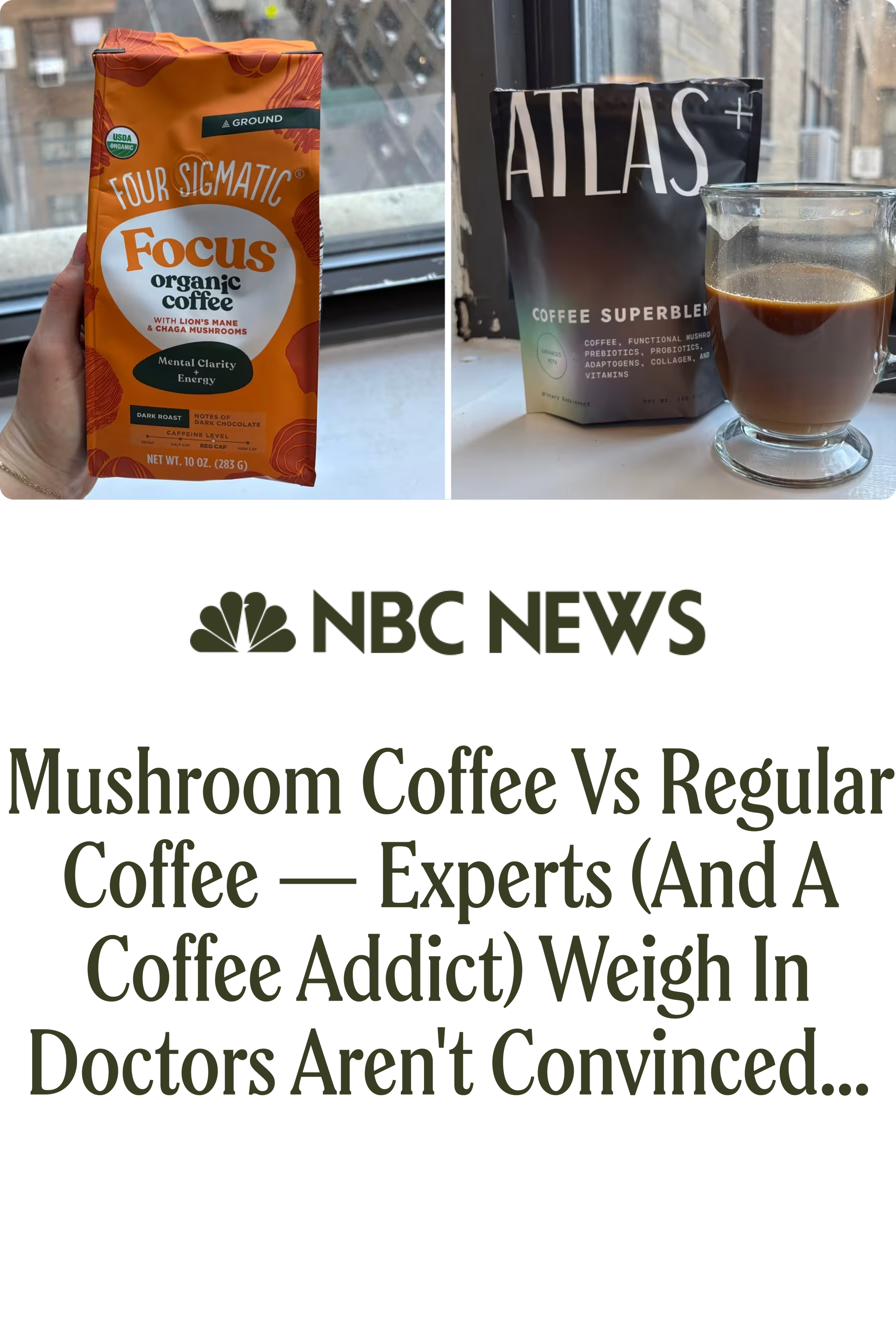 Mushroom coffee vs regular coffee — experts (and a coffee addict) weigh in