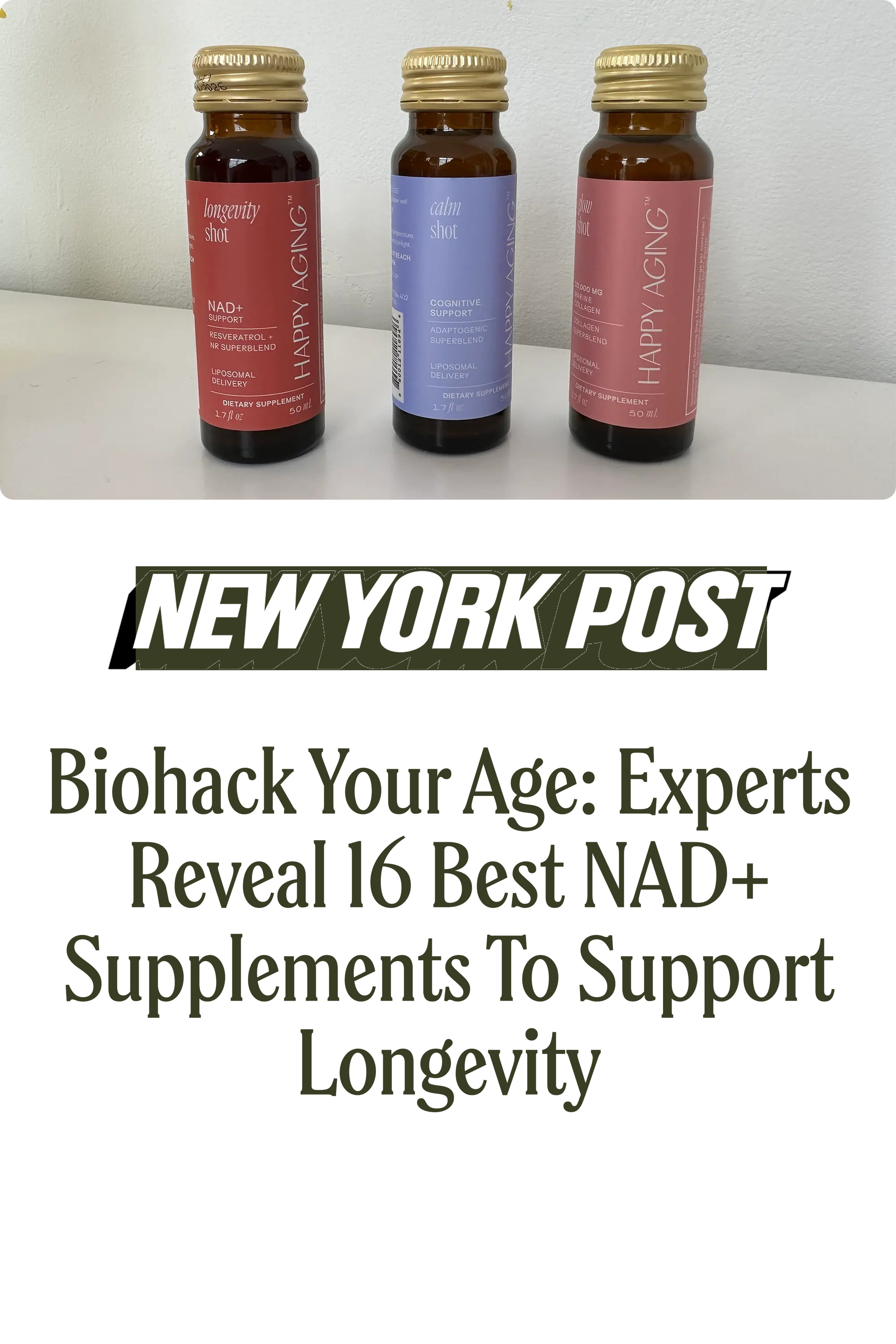 Longevity support: 16 best NAD+ supplements experts recommend
