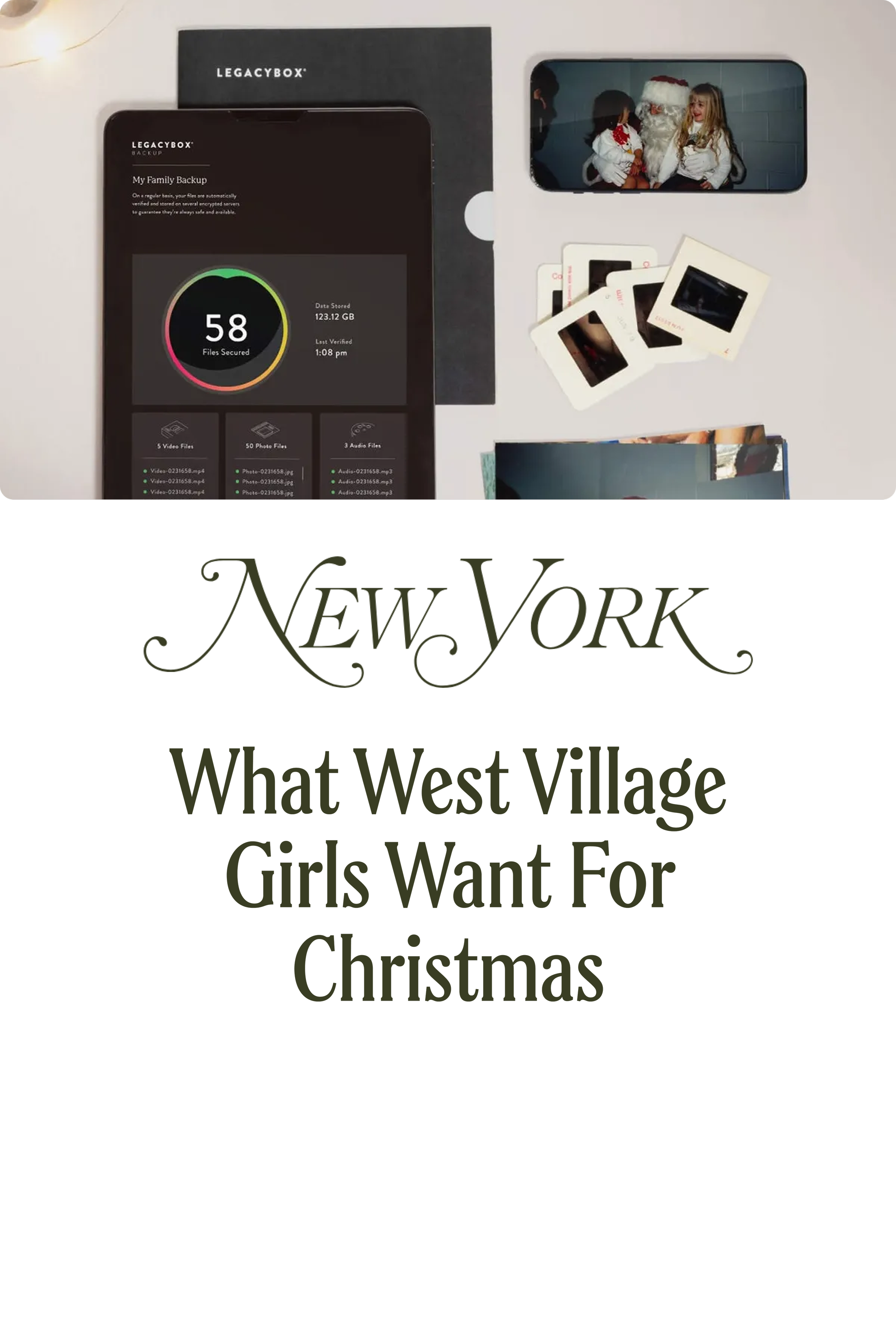What West Village Girls Want for Christmas