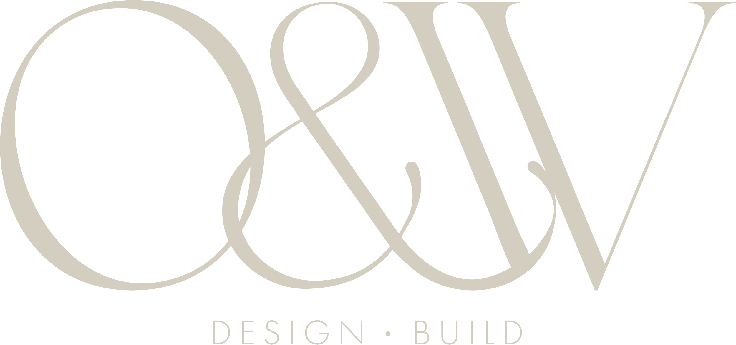 O&W Design Build logo representing the interior design and build studio based within the 37 Spencer creative precinct in Bunbury.