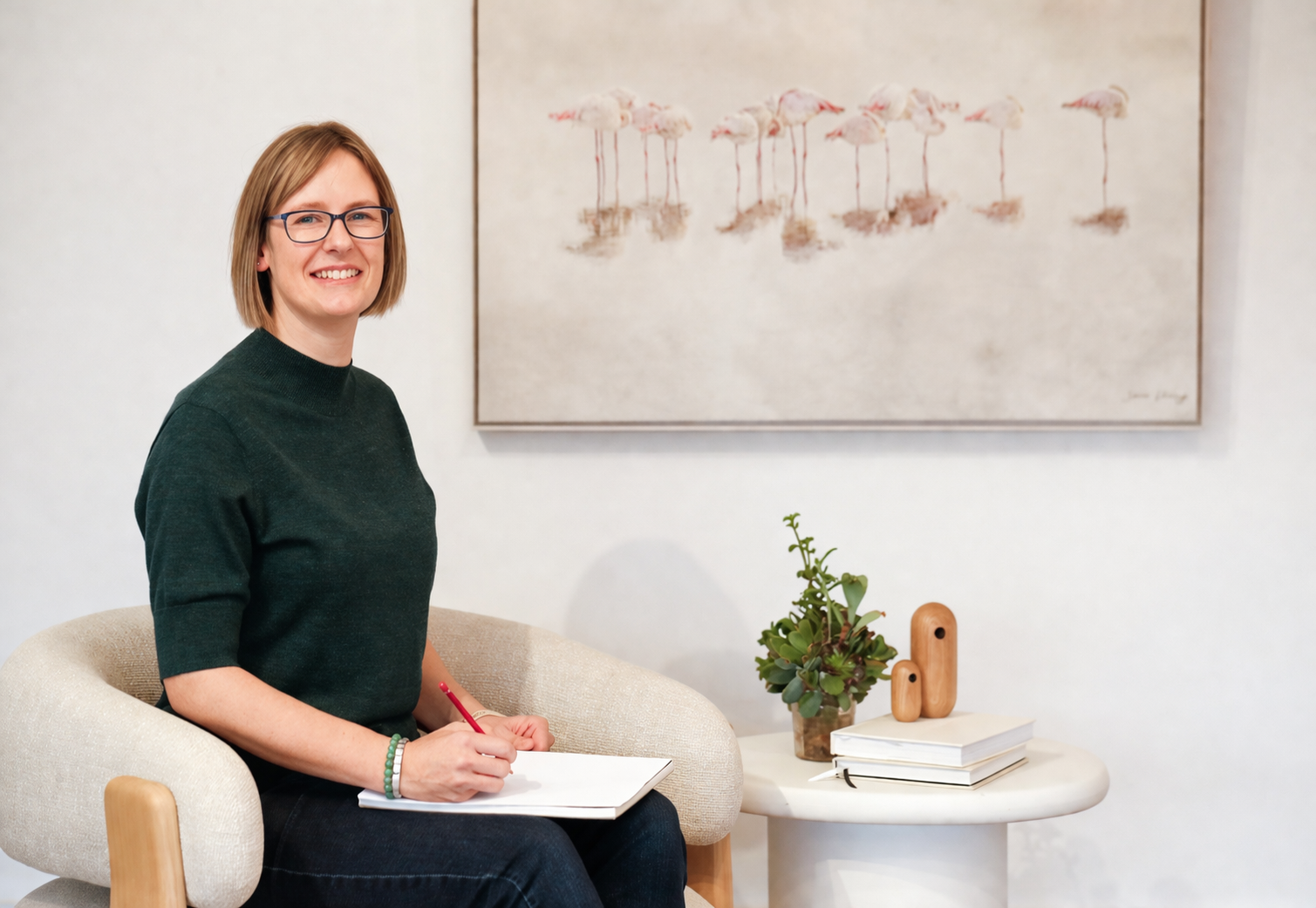 Portrait of local artist Janice Florczyk