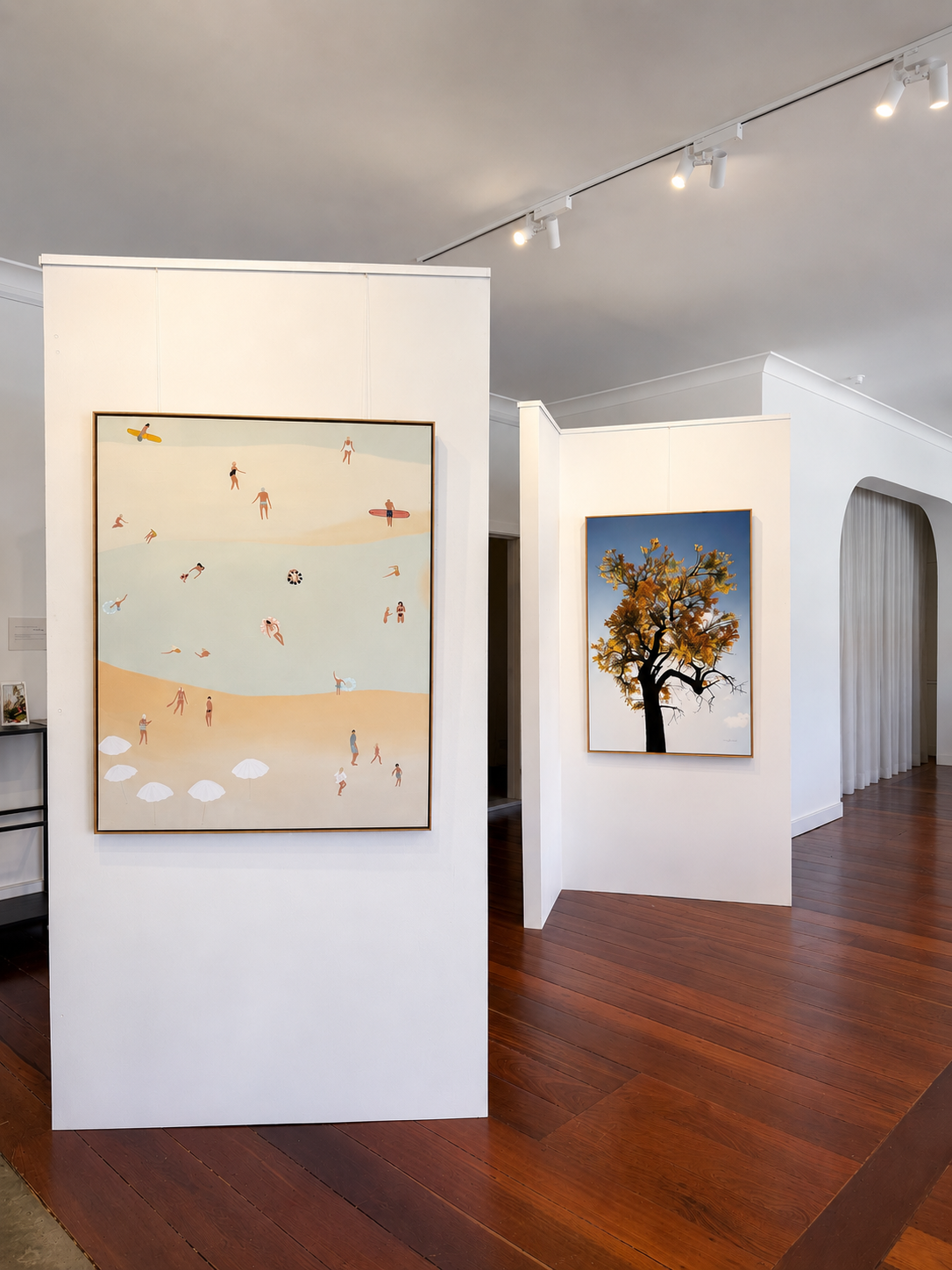 Fine art landscape print and custom-framed canvas artwork displayed in the Framed gallery space in Bunbury.