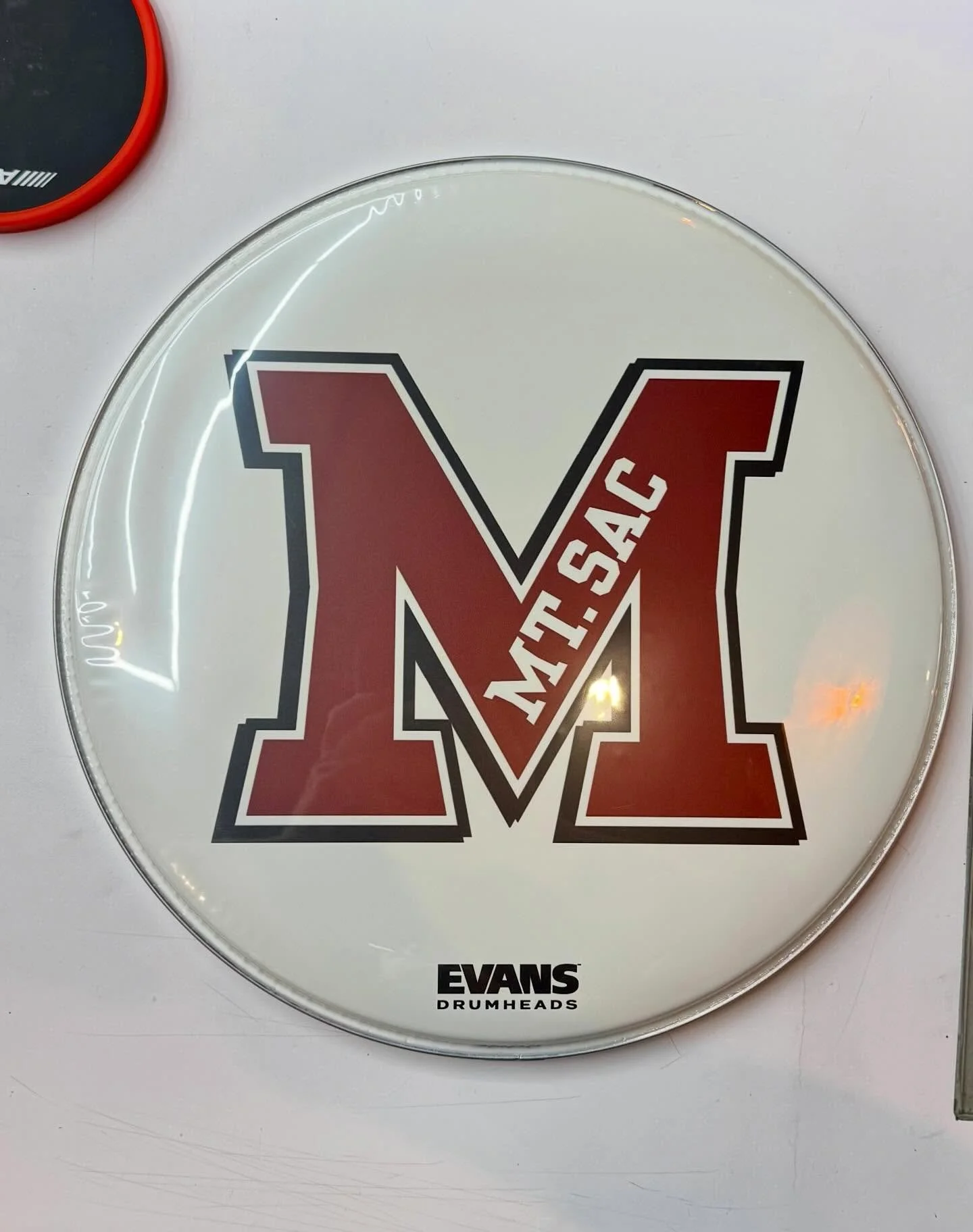 We hung up the old drum head! 

#wearemtsac