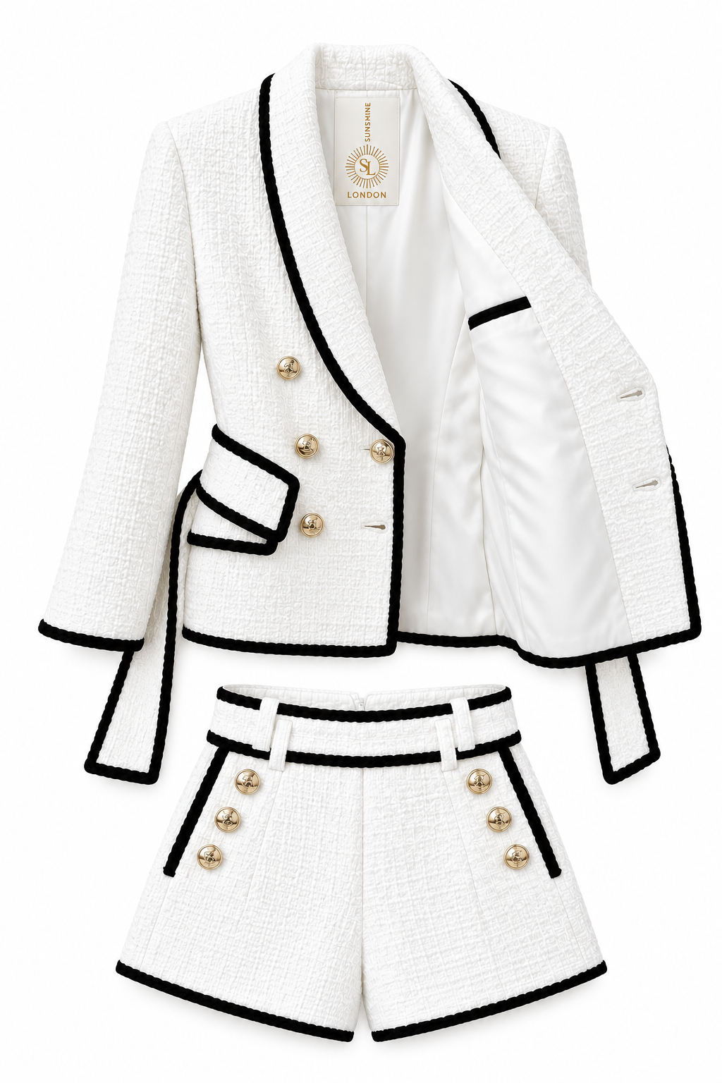 White Tweed Blazer and Shorts Set.png