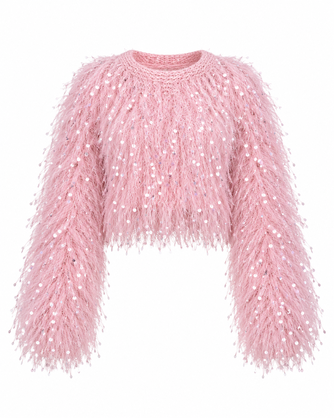 Blush Pink Sequin Fuzzy Sweater.png
