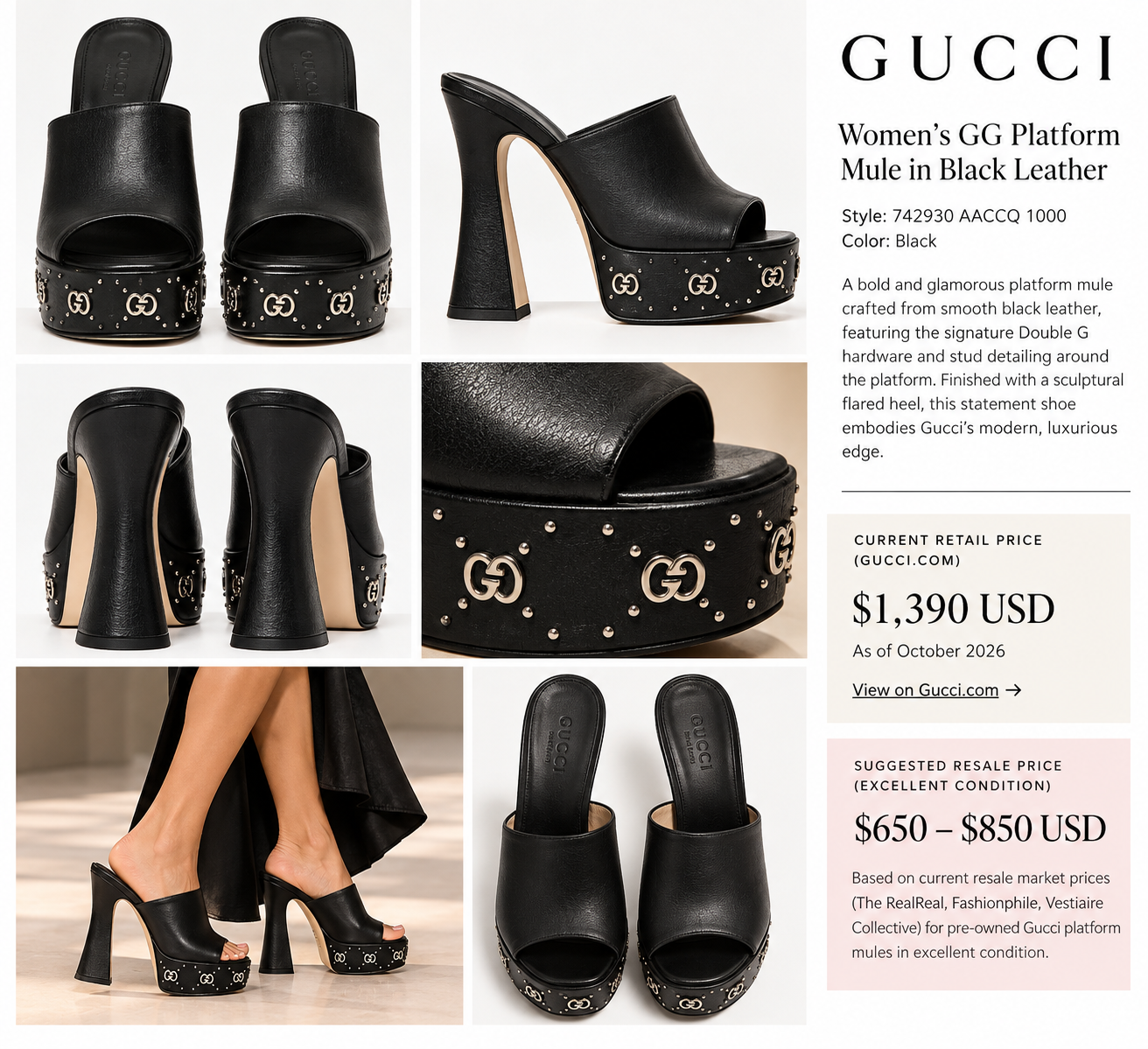 Gucci Black GG Platform Mule Guide.png