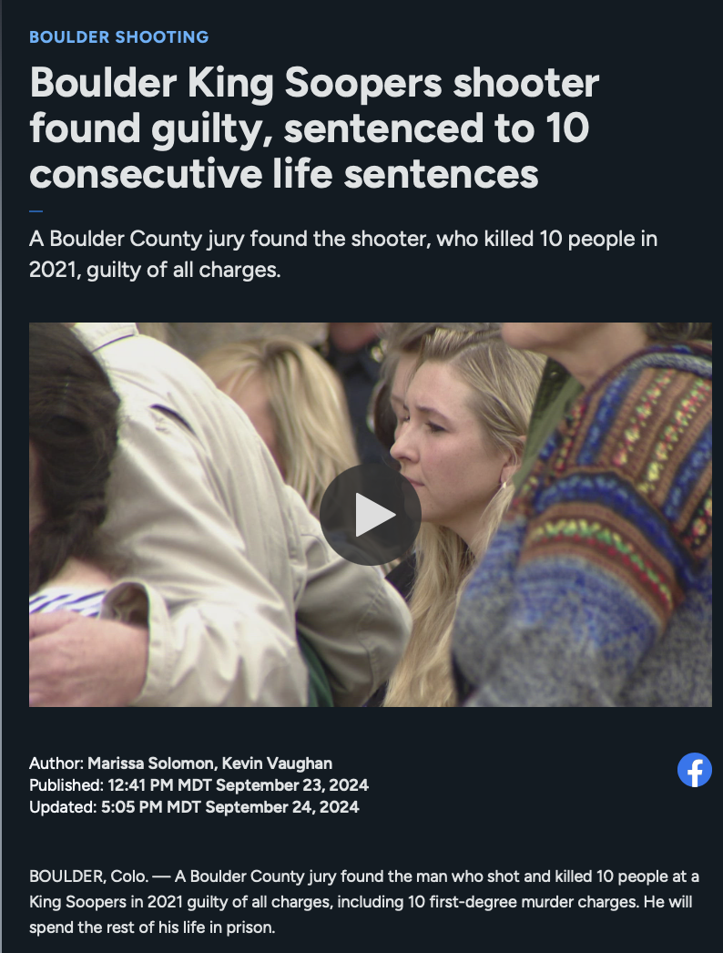 Colorado is no stranger to mass shootings. After three years, these Boulder families got justice.