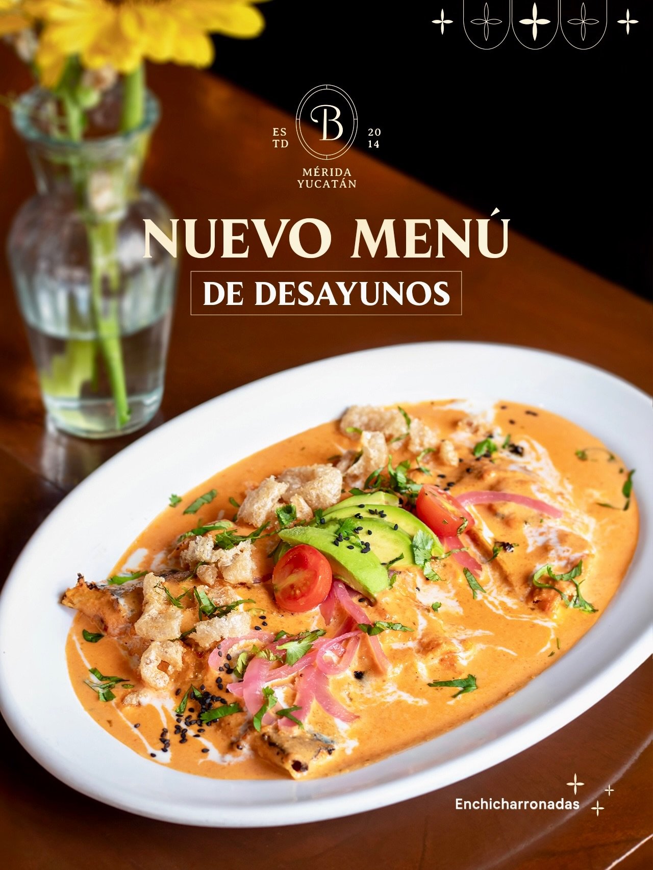 &iexcl;Ya disponible!🥐 Tenemos nuevos favoritos en el men&uacute; de Desayunos. No dejes de probar el Avocado Toast, las Enchicharronadas, el Desayuno Hacienda y el Panini de Arrachera. Todos al estilo Bistrola 57. 

📍Te esperamos todos los d&iacut