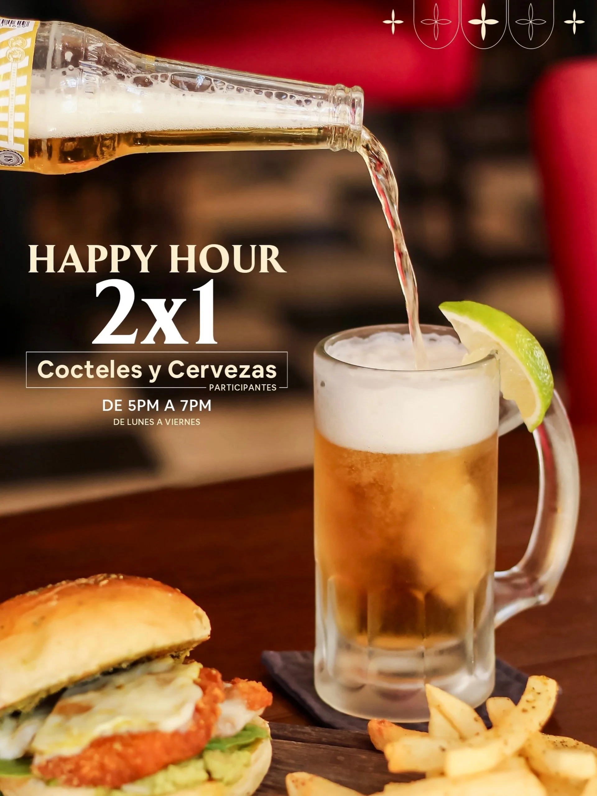 ❄️Las 2x1 saben mejor: entre semana en nuestra Happy Hour, &iexcl;pide una y recibe dos! Aplica para cocteles y cervezas seleccionadas de 5 a 7pm, de L-V. 

📍Calle 60 x 57, Centro Hist&oacute;rico de M&eacute;rida.