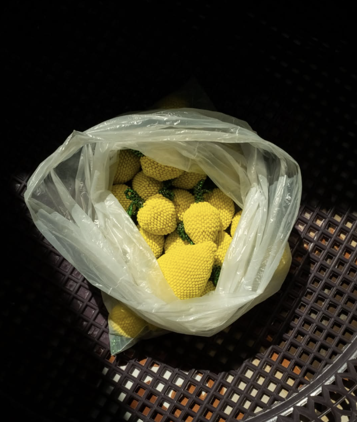 Lemon Beaded Charms
