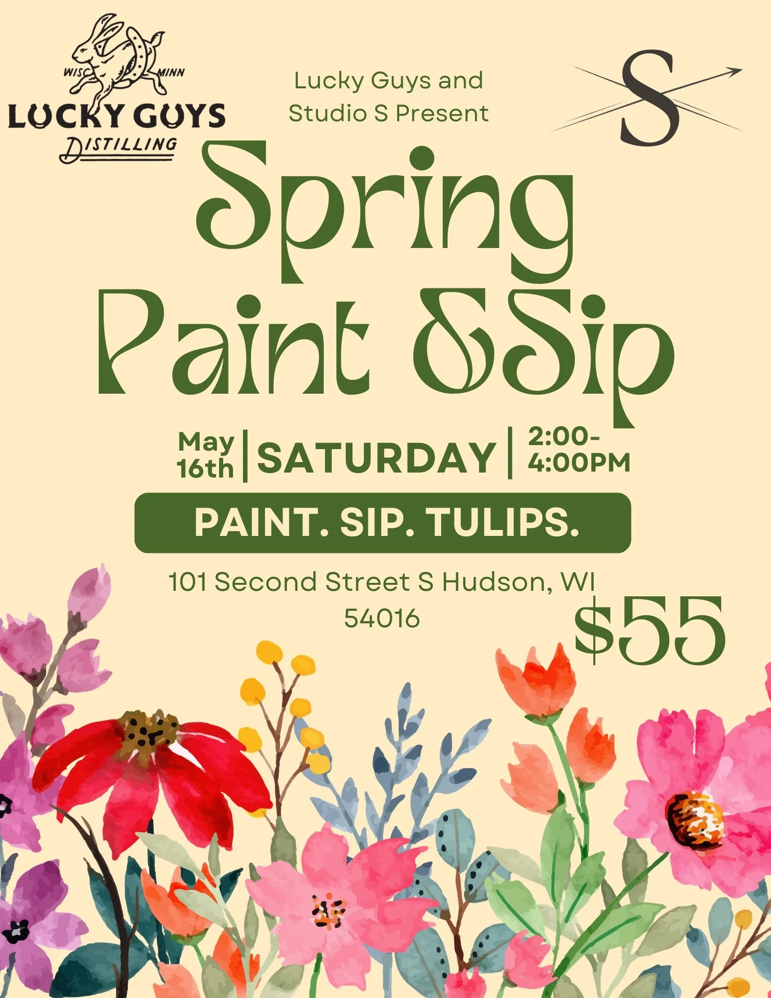 Spring Paint and Sip