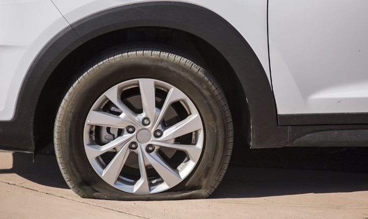 Spare tire change