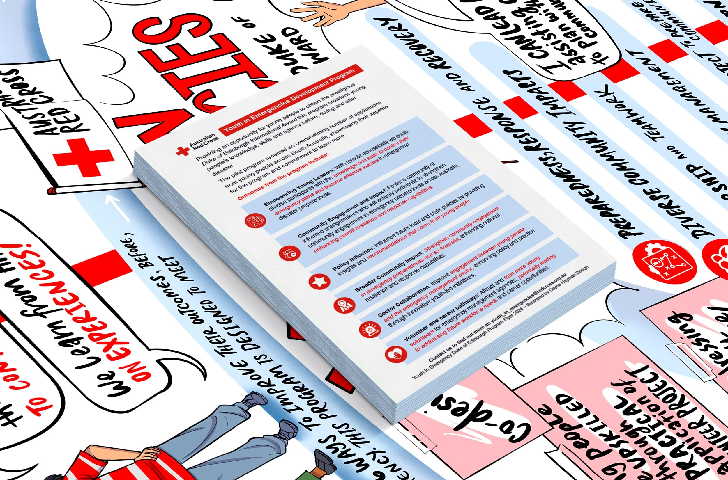 Youth in Emergencies Program Artwork Set