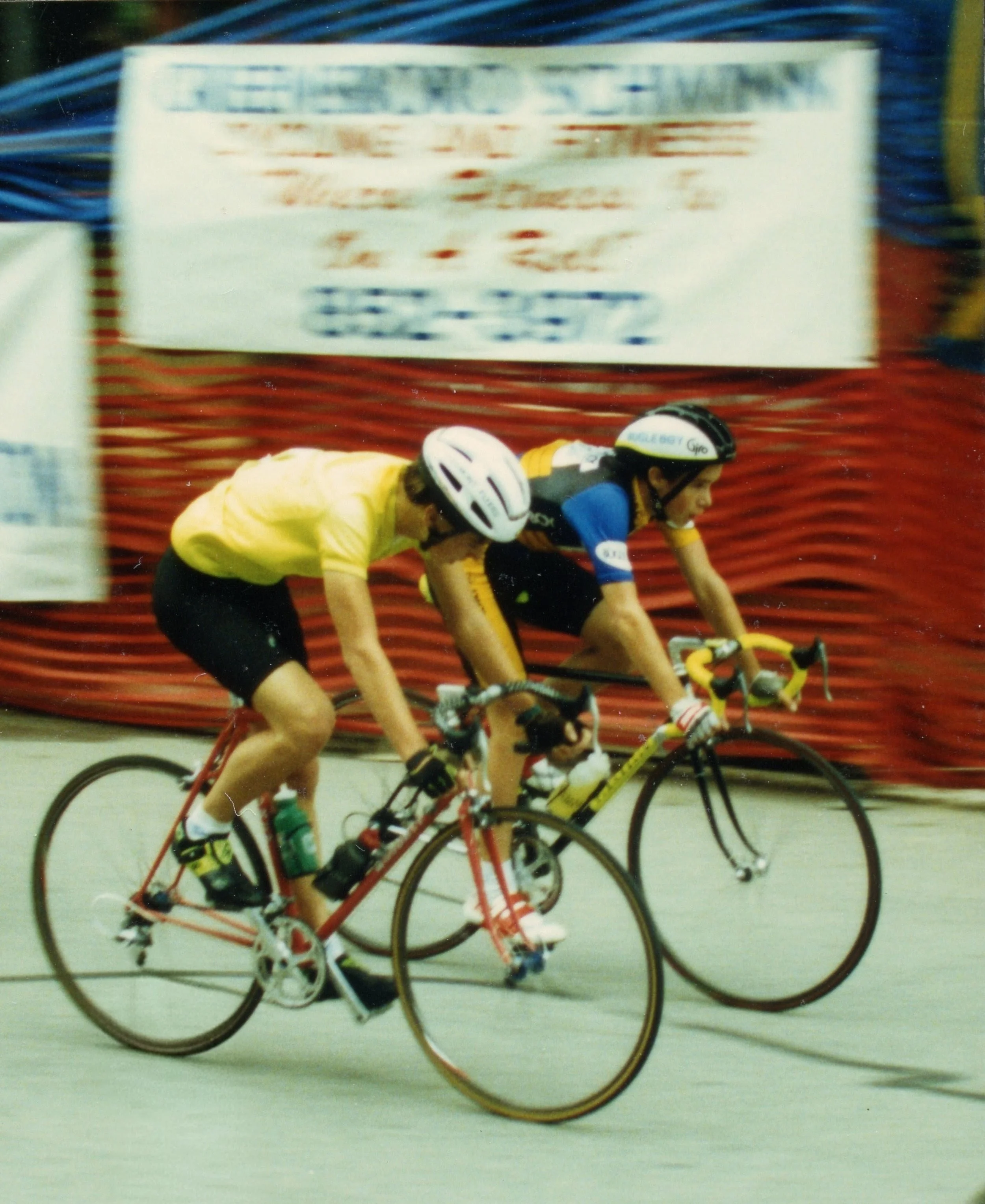 Photo Finish - Carolina Cup Criterium, Greensboro NC - Early 1990a.