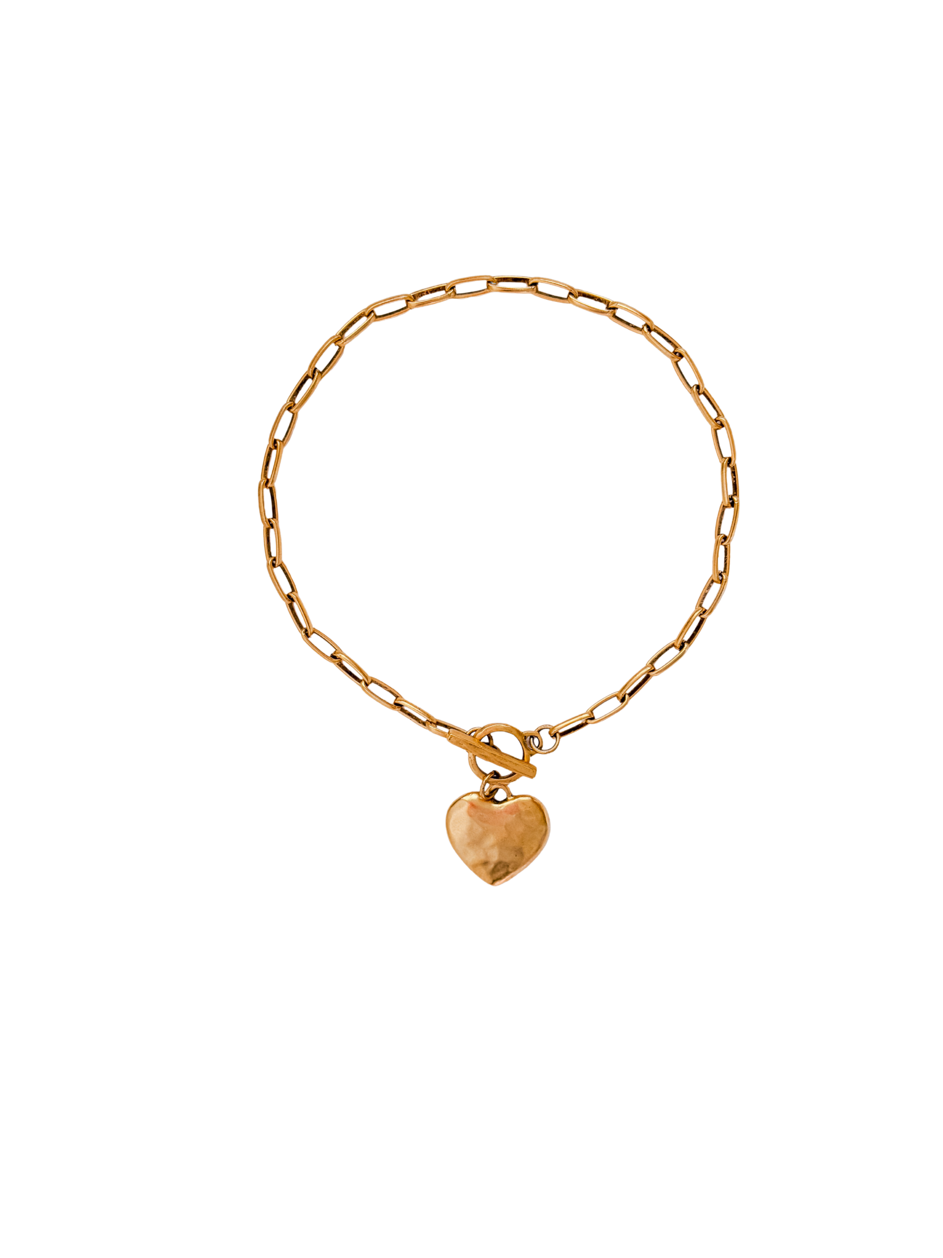 Chunky Gold Heart Necklace