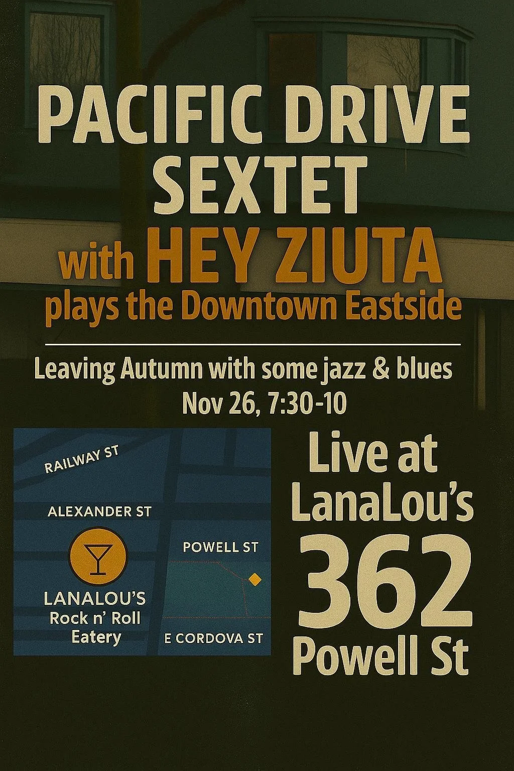 PACIFIC DRIVE SEXTET Nov 26, 2025