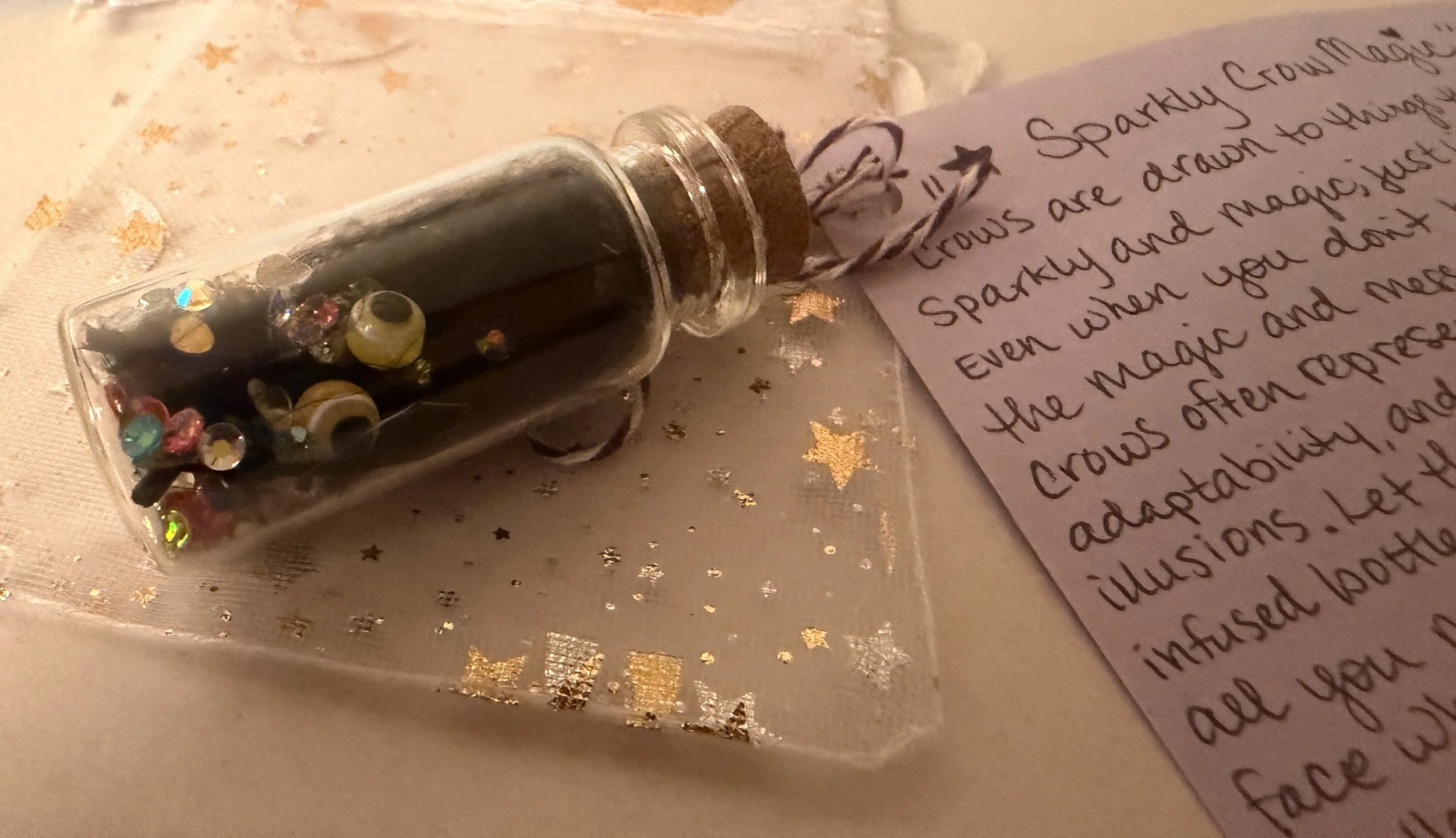 Handmade Mini Essence of Nature Bottle: 