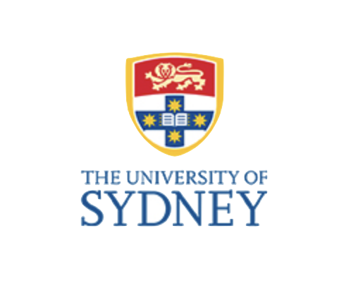 The University of Sydney logo with a shield symbol and text underneath.