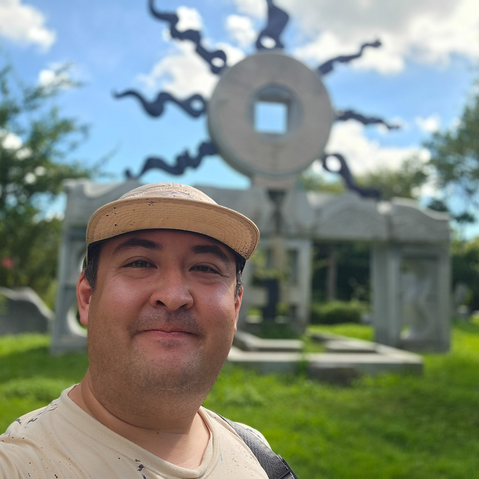 Picture of Harold at Gaehwa Art Park in Boryeong