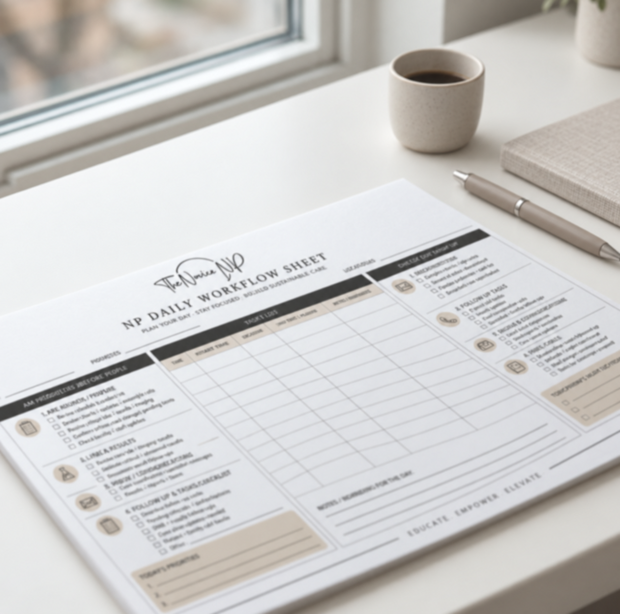 NP Daily Workflow Template (Updated)