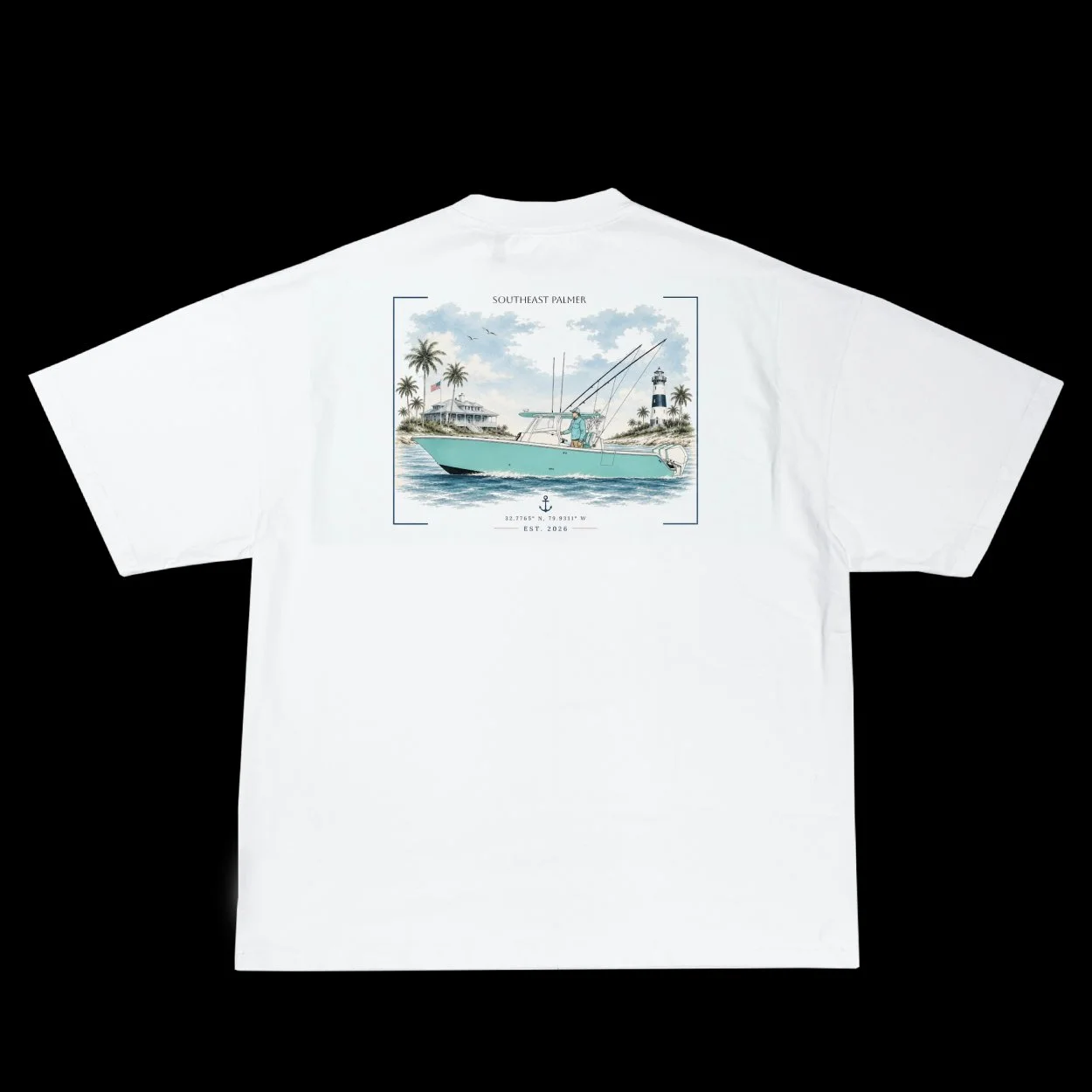 Tiffany Blue Fishing Boat