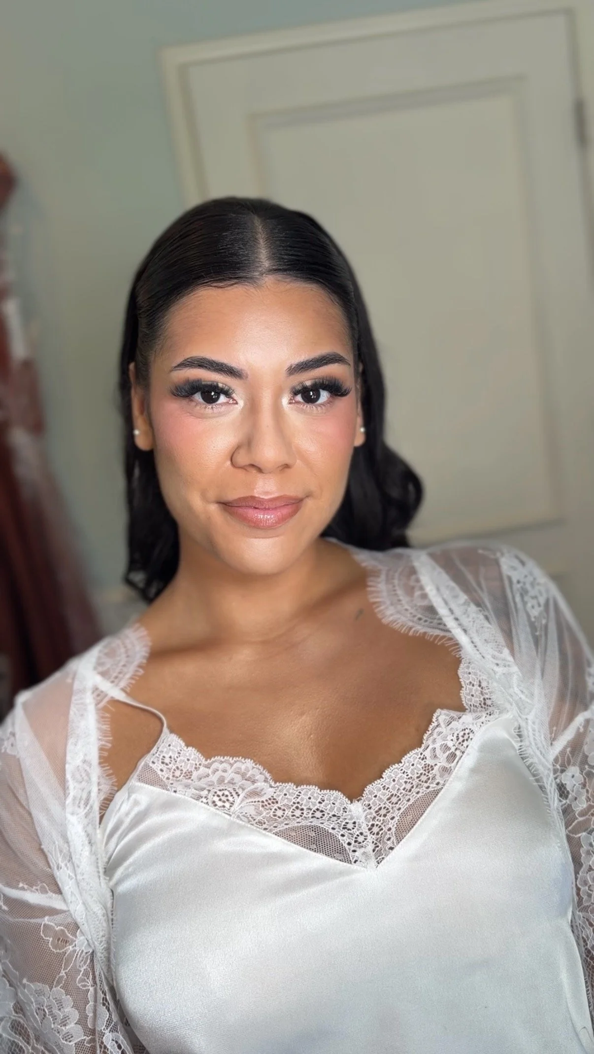 Soft Glam Bridal Makeup and Glam Waves at Gerry Ranch in Camarillo, California