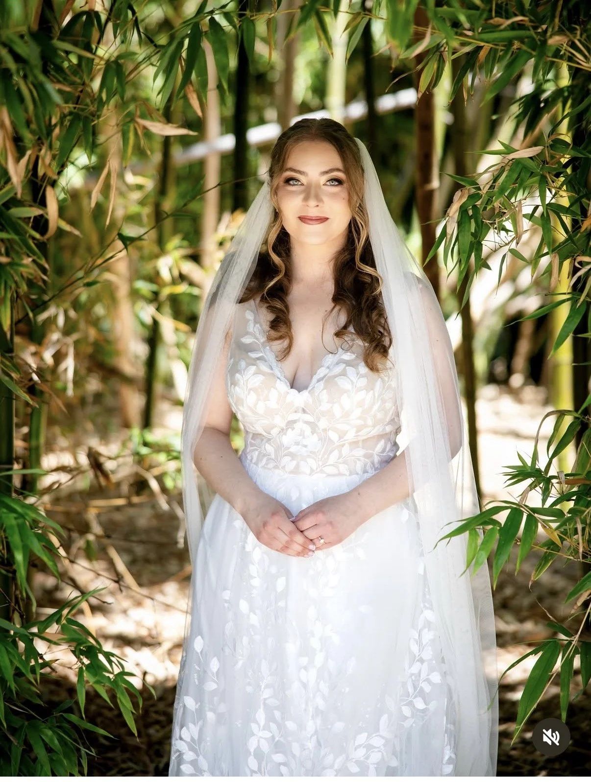 Garden Bridal Portrait at Orcutt Ranch