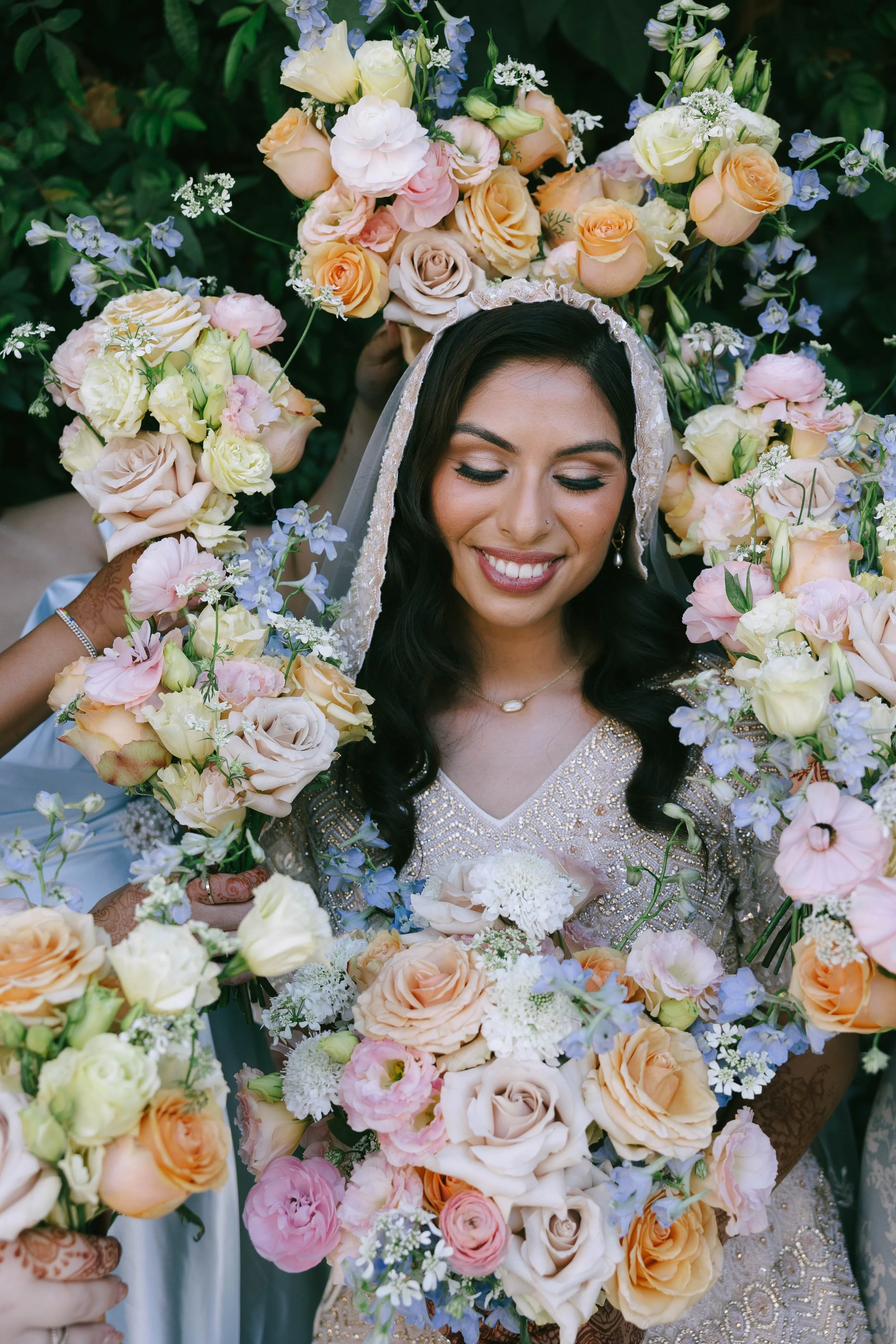 Glam Bridal Beauty at Eden Gardens in Moorpark | Timeless Makeup &amp; Glam Waves