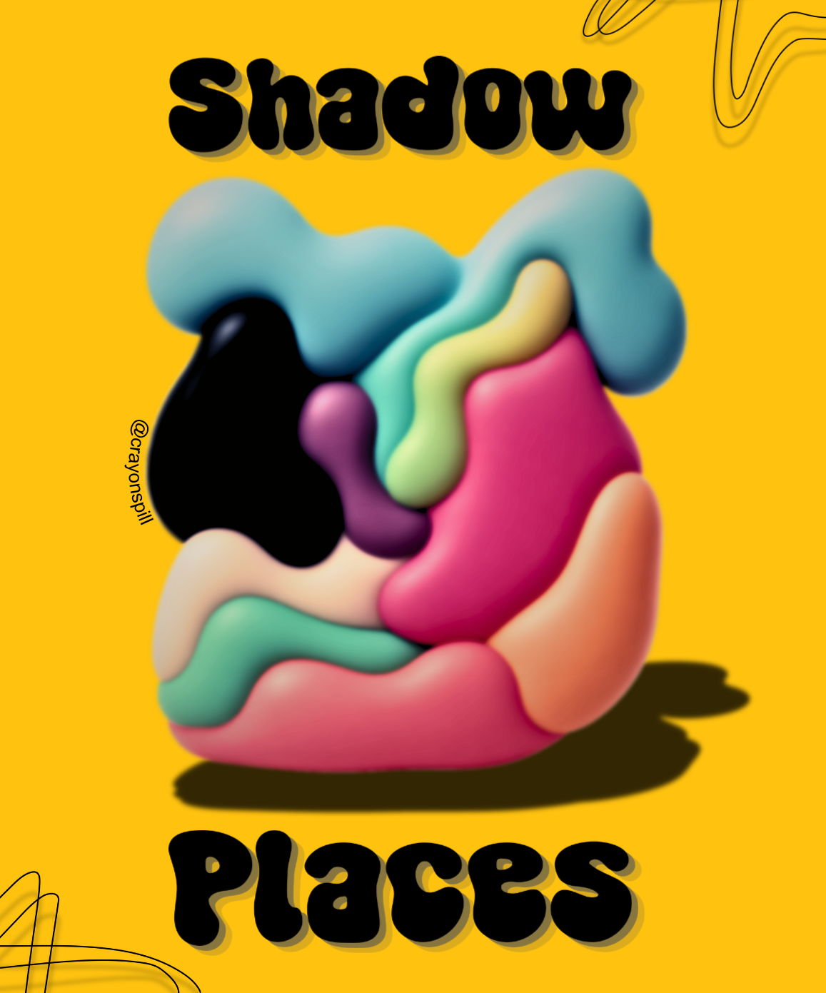 Silhouettes of Survival: Luminous Hiding Place