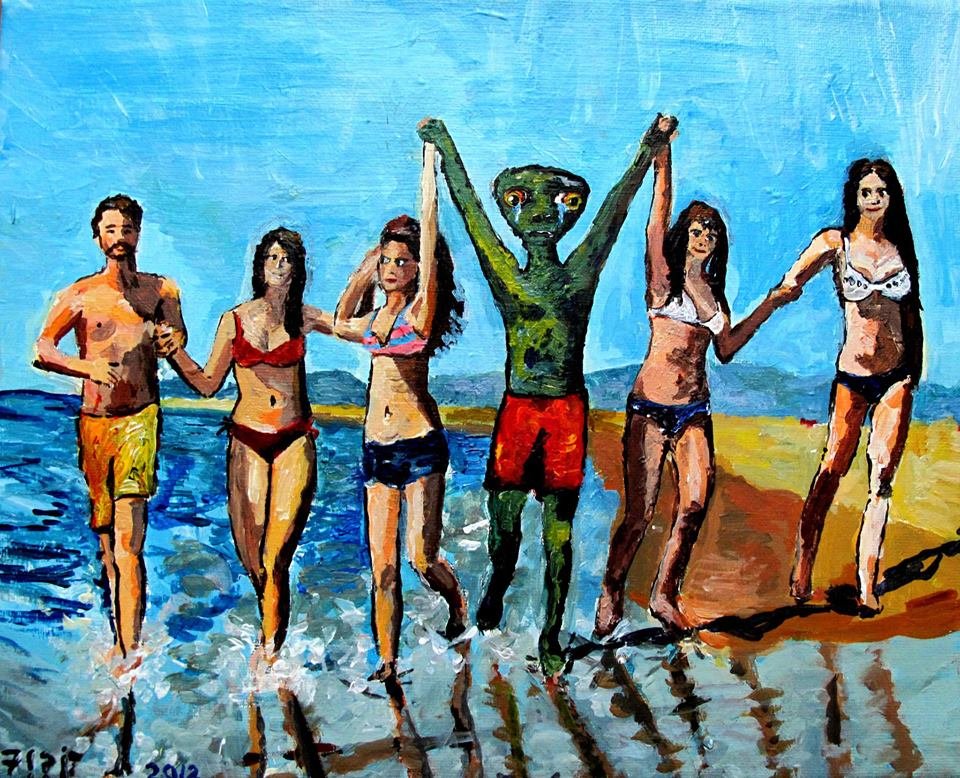 Print Preocupado en el spring break