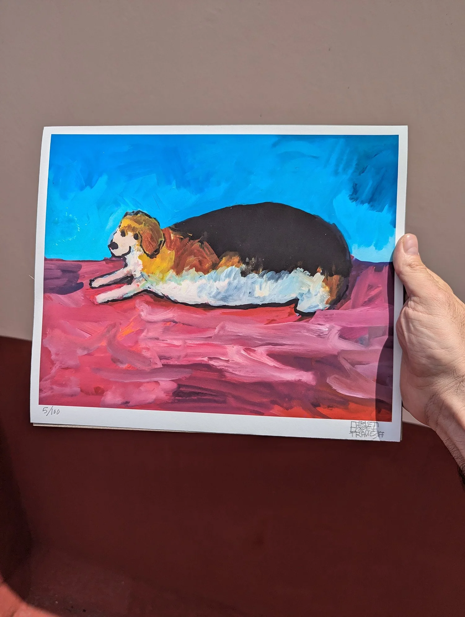 Beagle feliz