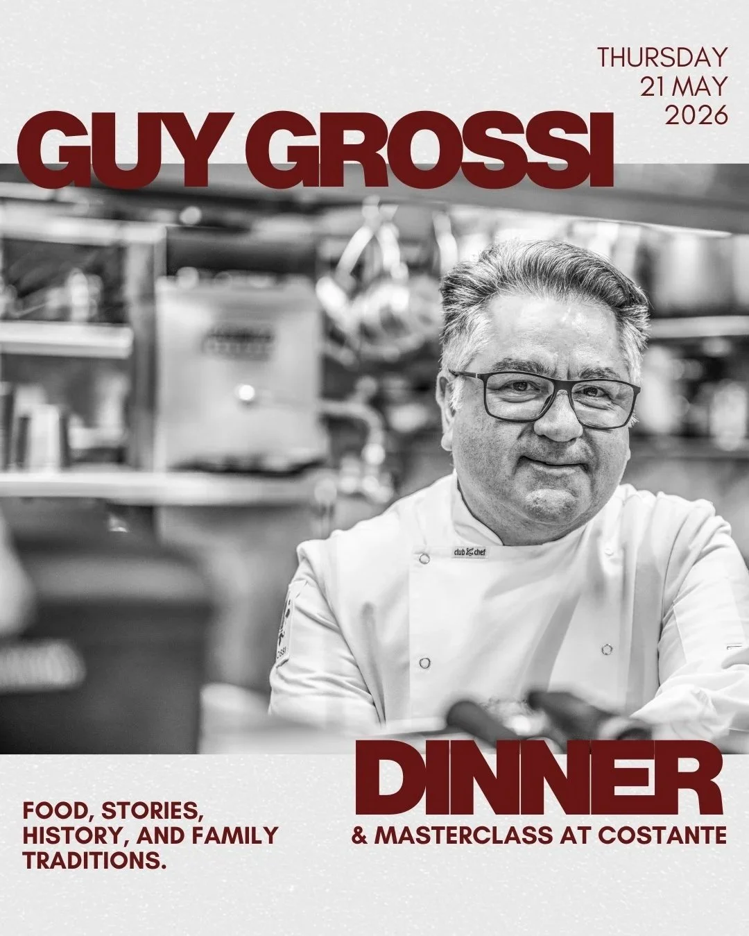 Dinner and Masterclass at Costante