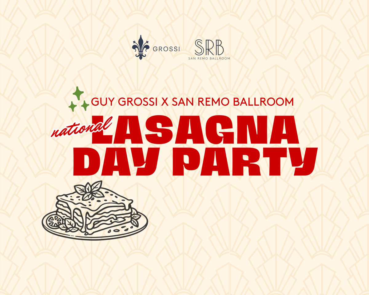 Sunday 26th July - Lasagna Day Party! 