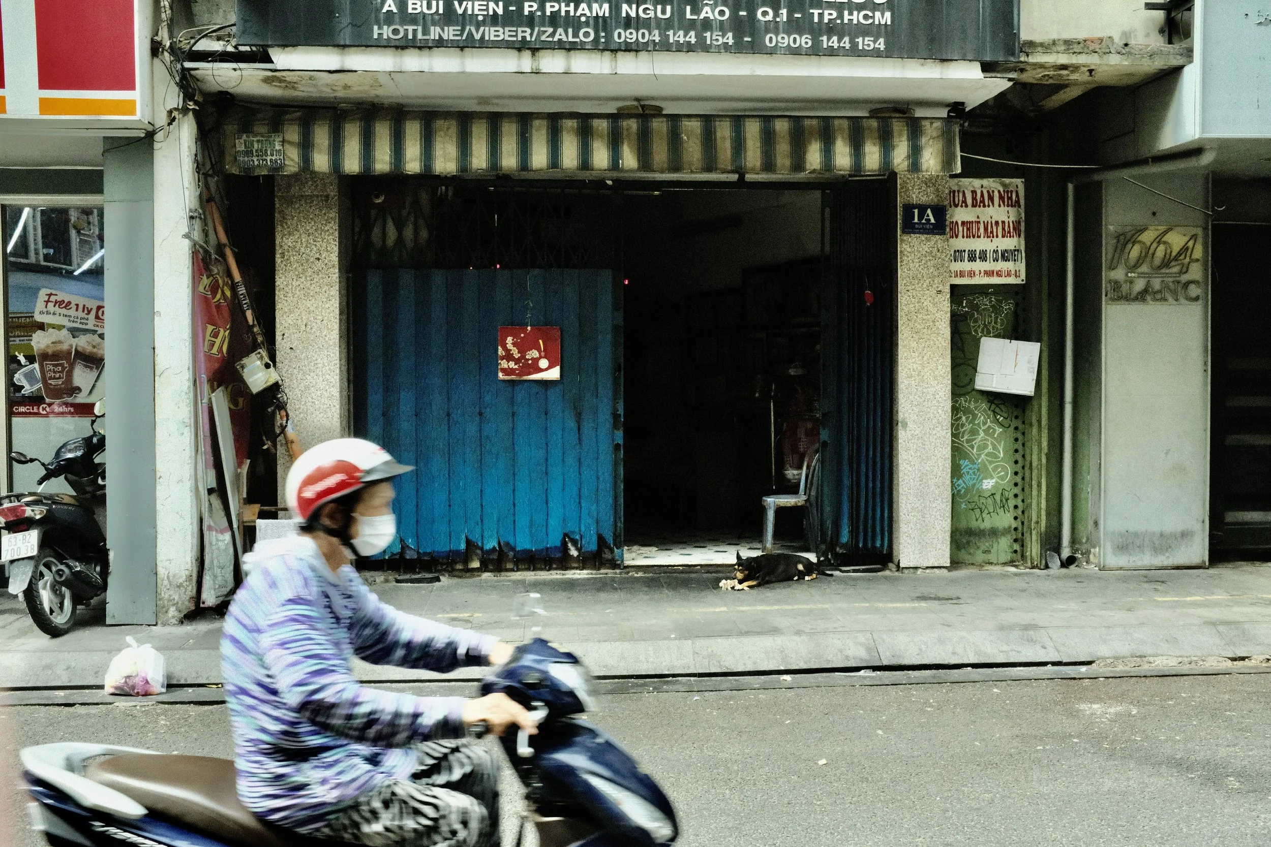 Backstreets of Ho Chi Minh City. 
