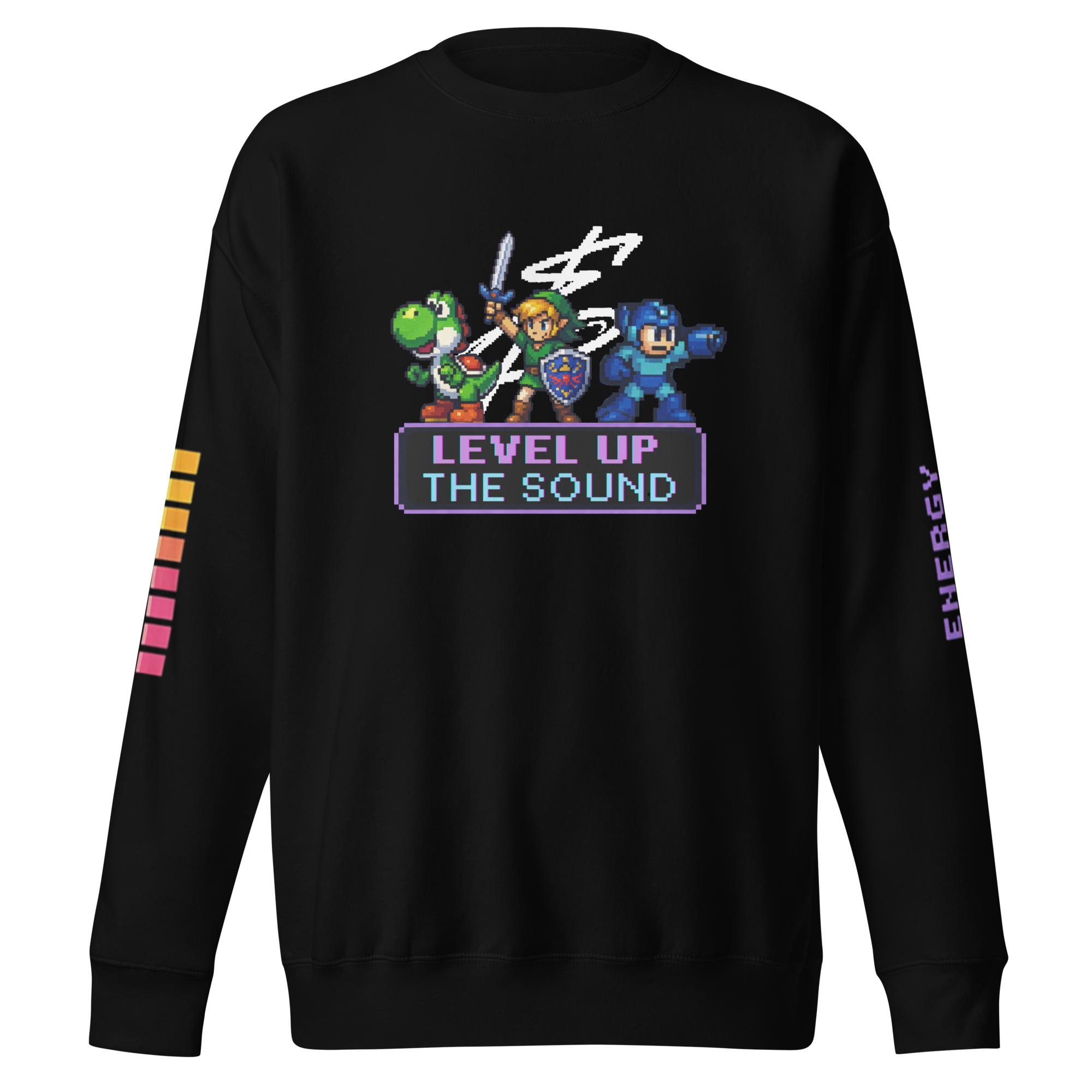 Unisex Nintendisco Long-Sleeve Crewneck