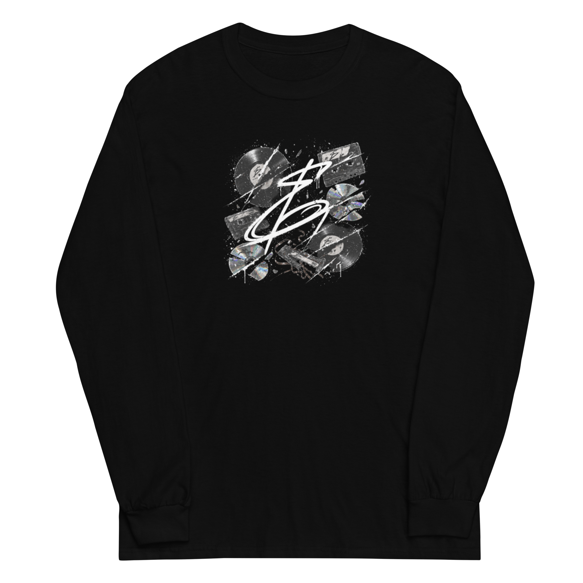 Black Crate Monogram Longsleeve Shirt