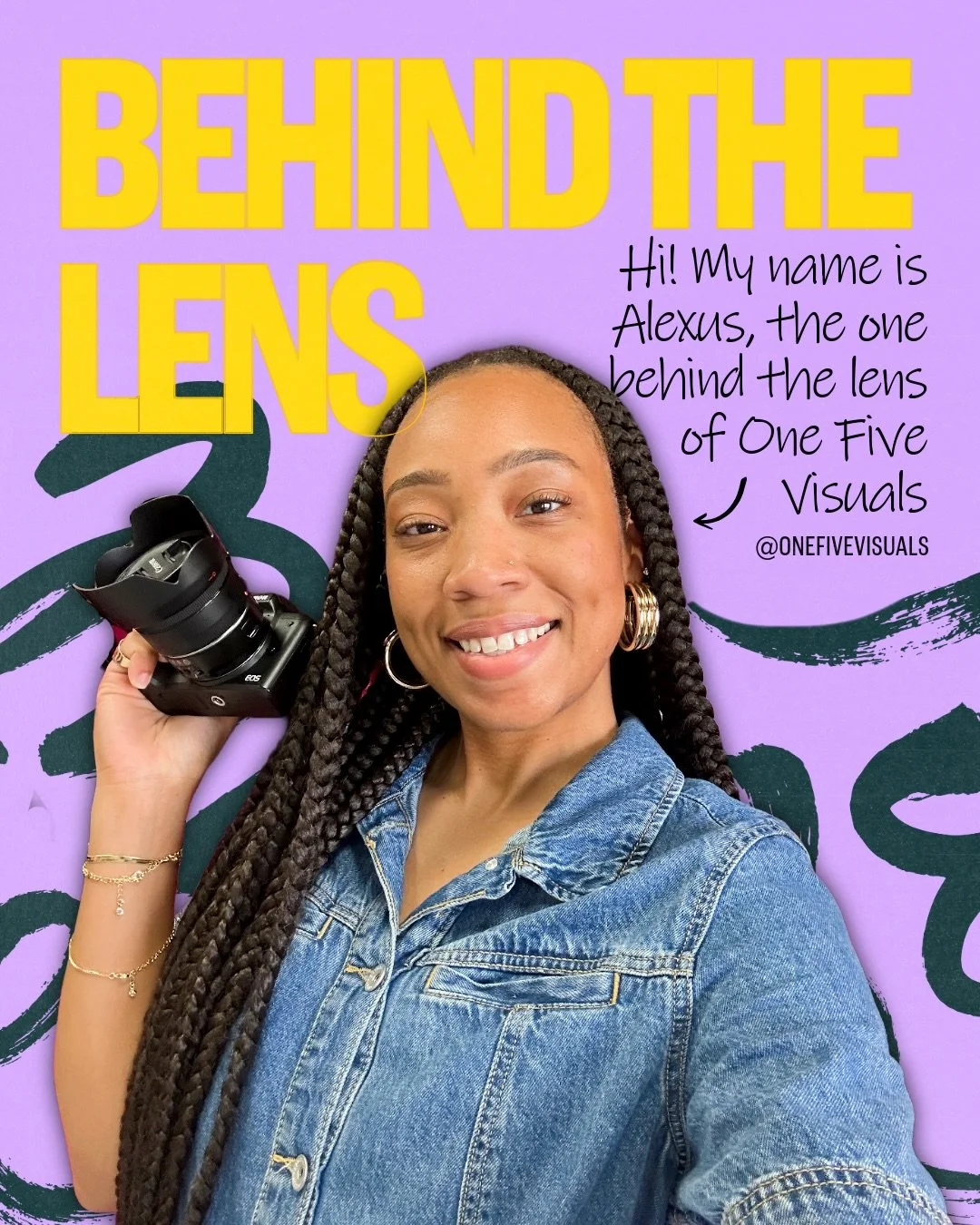 Hi! I&rsquo;m Alexus, the one behind the lens at One Five Visuals 📸

I&rsquo;m a Houston-based creative with a heart for preserving moments, milestones, and stories in a way that reflects purpose and light in a world that can sometimes feel dim ✨ 

