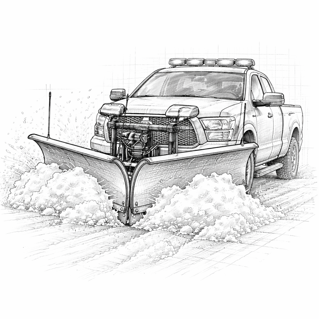 Snow plowing, sidewalk salting, snow removal services in Fort Wayne, IN