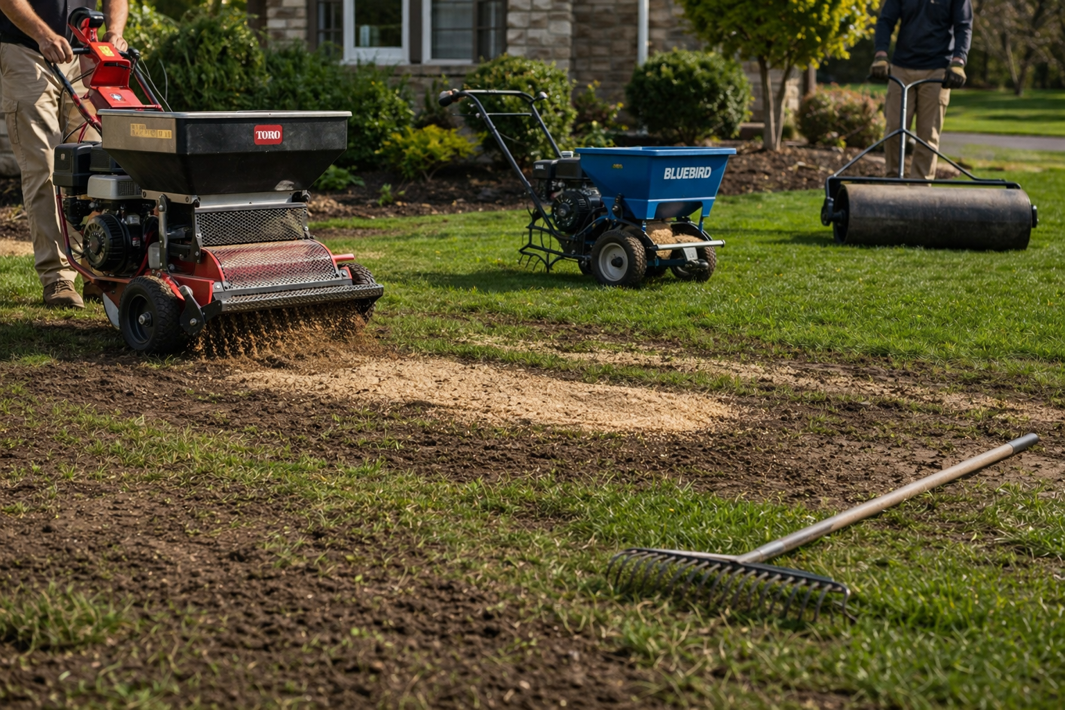Lawn leveling and lawn prep services in Fort Wayne, IN