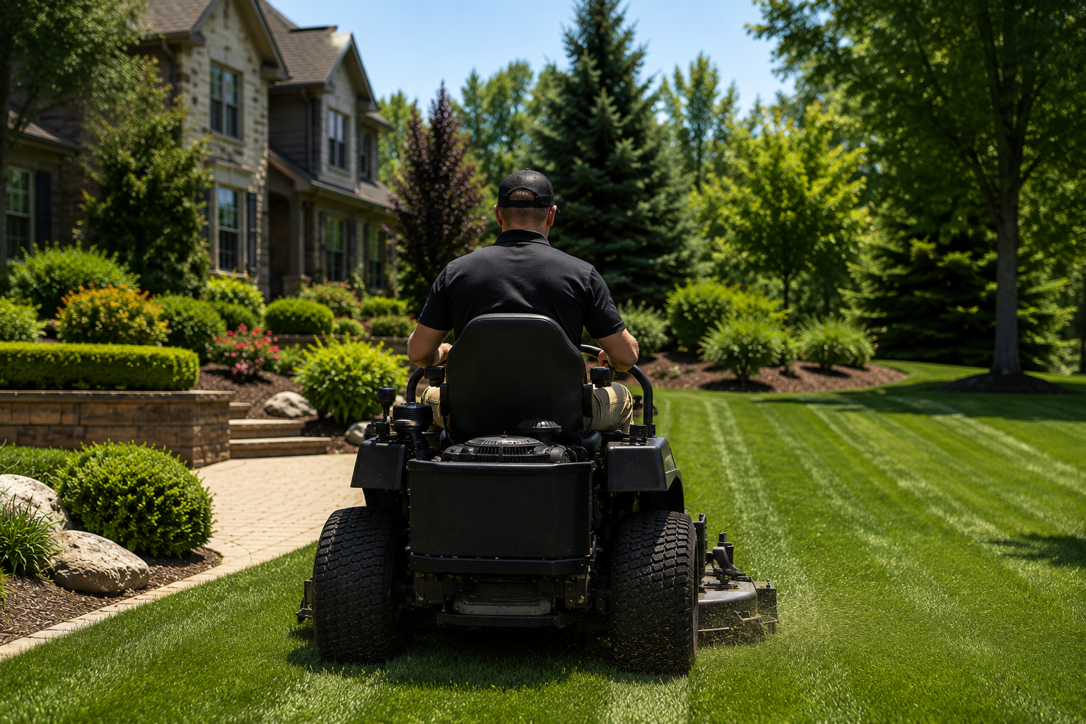 routine yard mowing services in Fort Wayne, IN