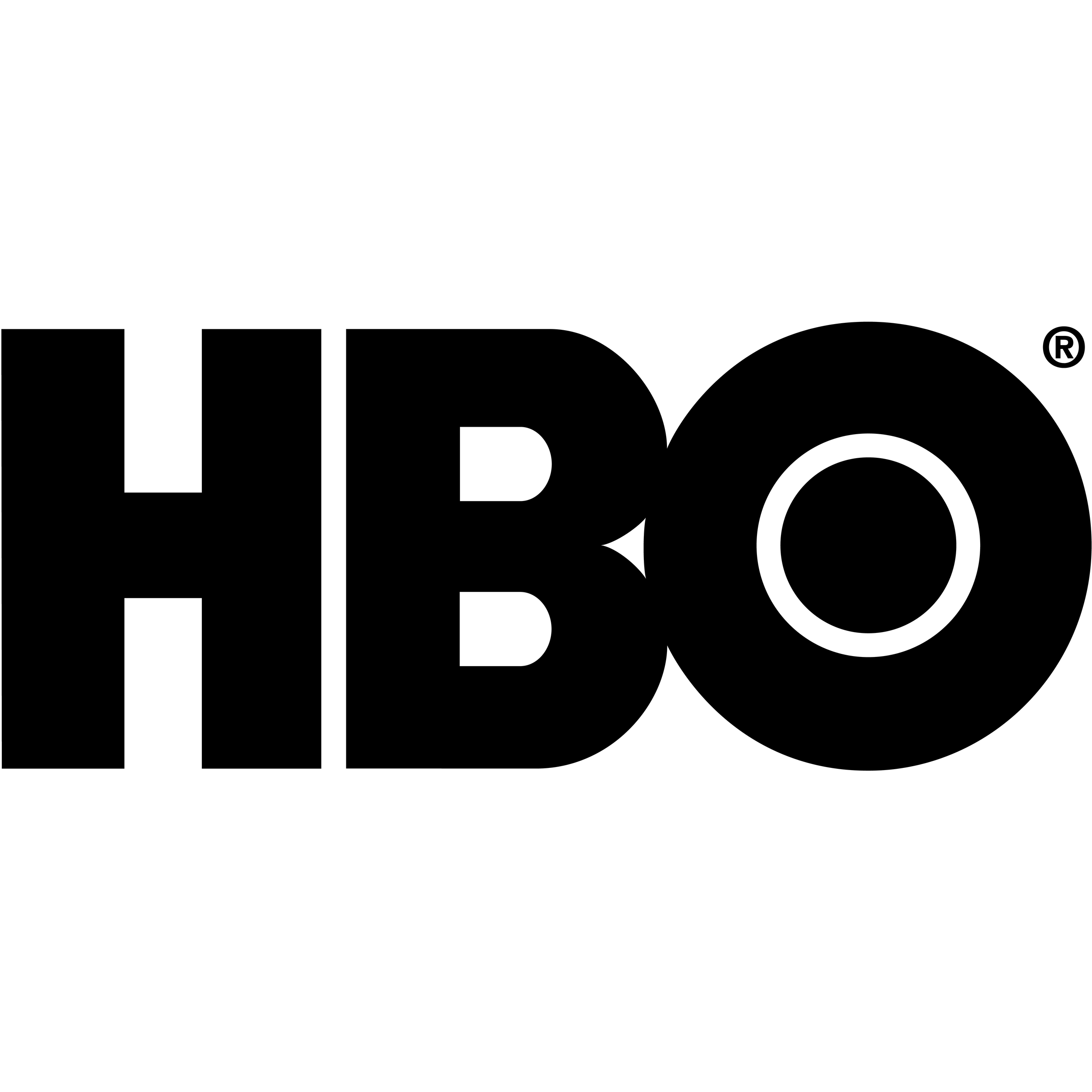 Black and white line drawing of a modern building with multiple stories, large windows, and a flat roof, set against a plain background.