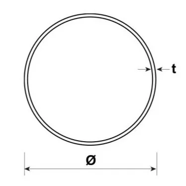 Circular hollow section CHS steel tubes processed cleanly on a 300mm capacity chuck profile laser machine.