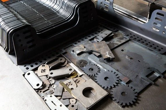 LAser cut parts from mild steel, stainless steel, aluminium, brass, hardox / bisalloy and more