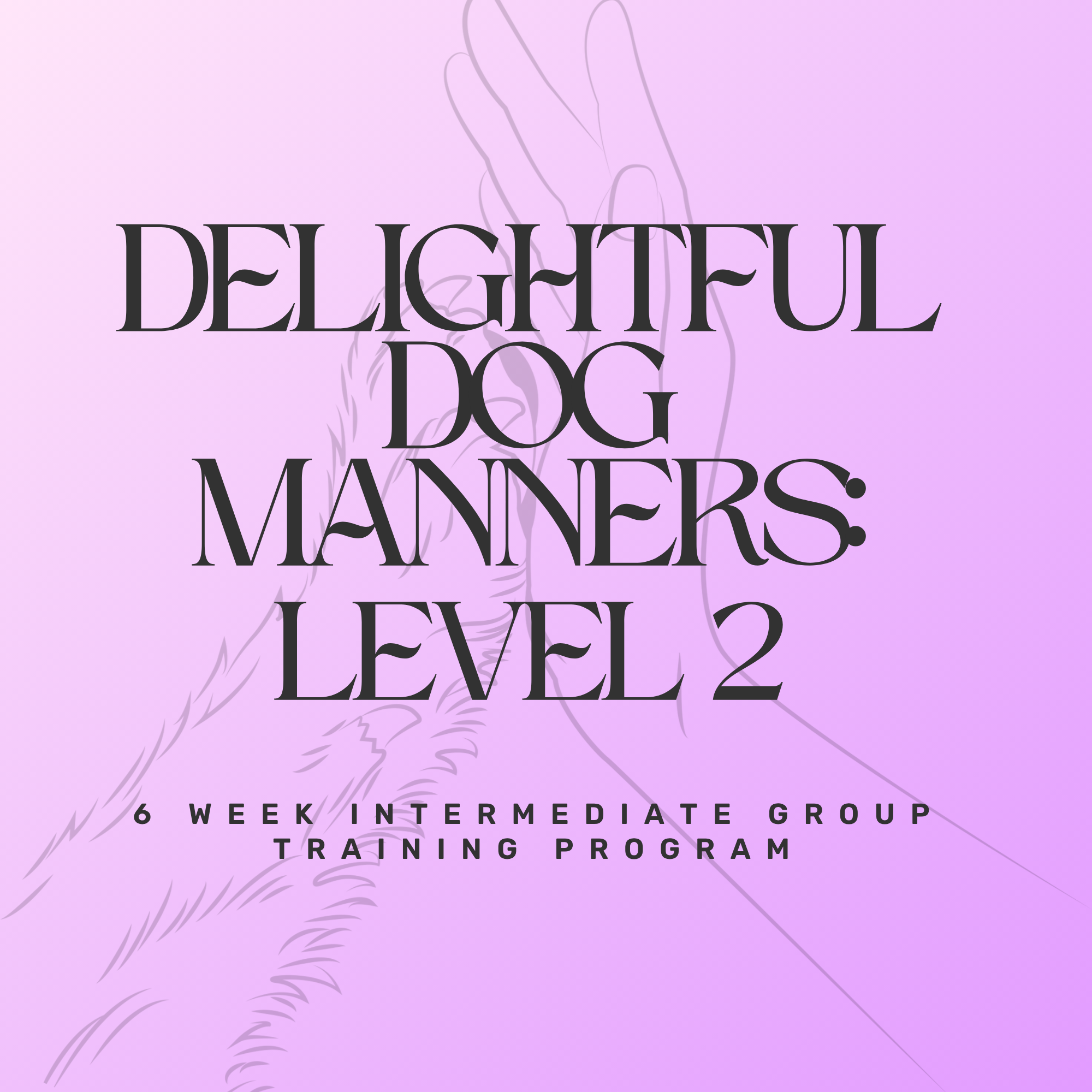 Delightful Dog Manners: Level 2